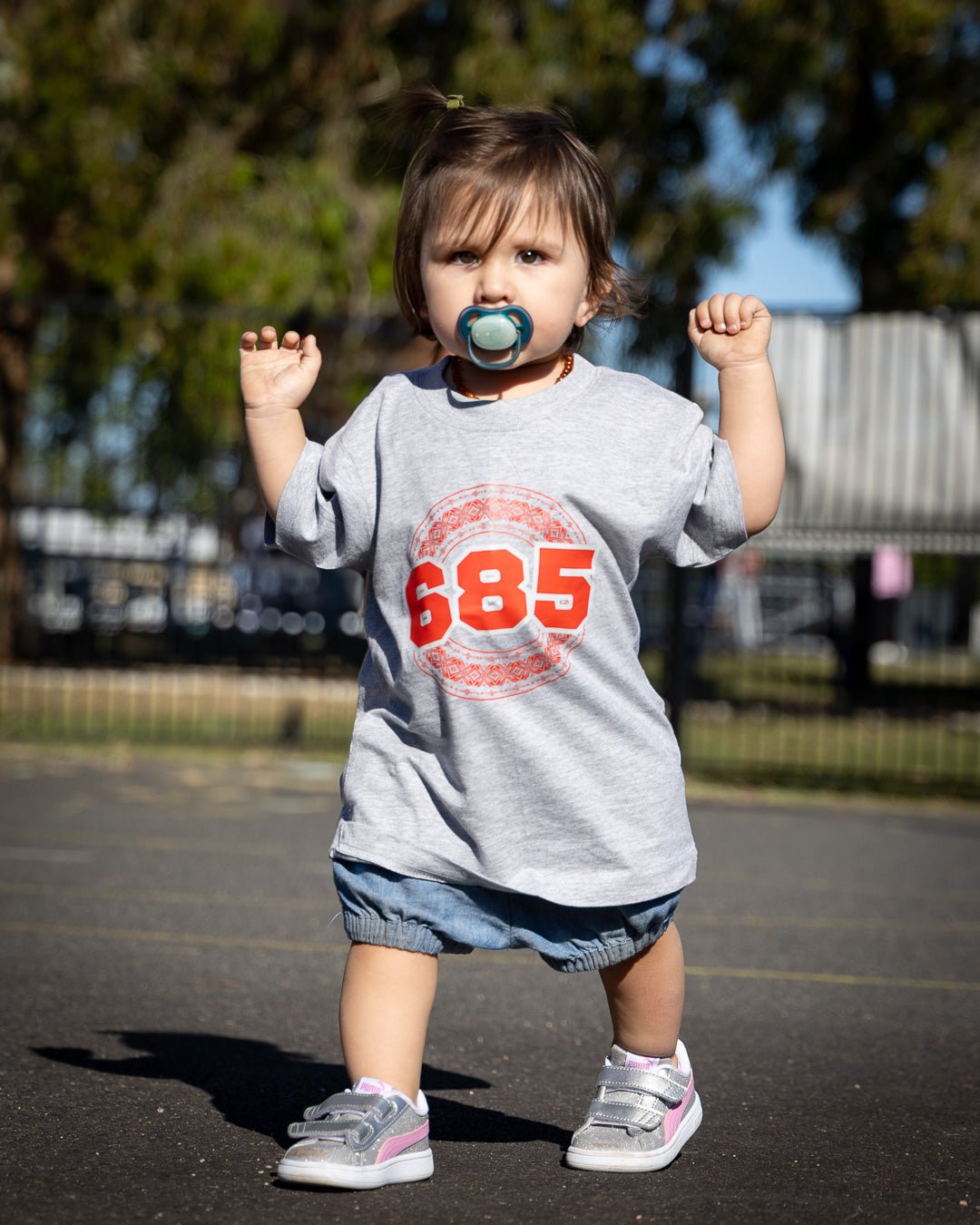 SAMOA 685 KIDS GREY SHIRT | PASIFIKA - Stick N It