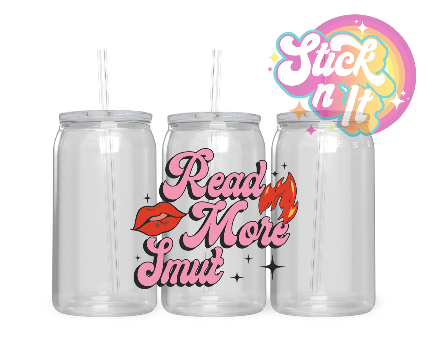 SPICY BOOKISH ACRYLIC CUPS | BOOK LOVER - Stick N It
