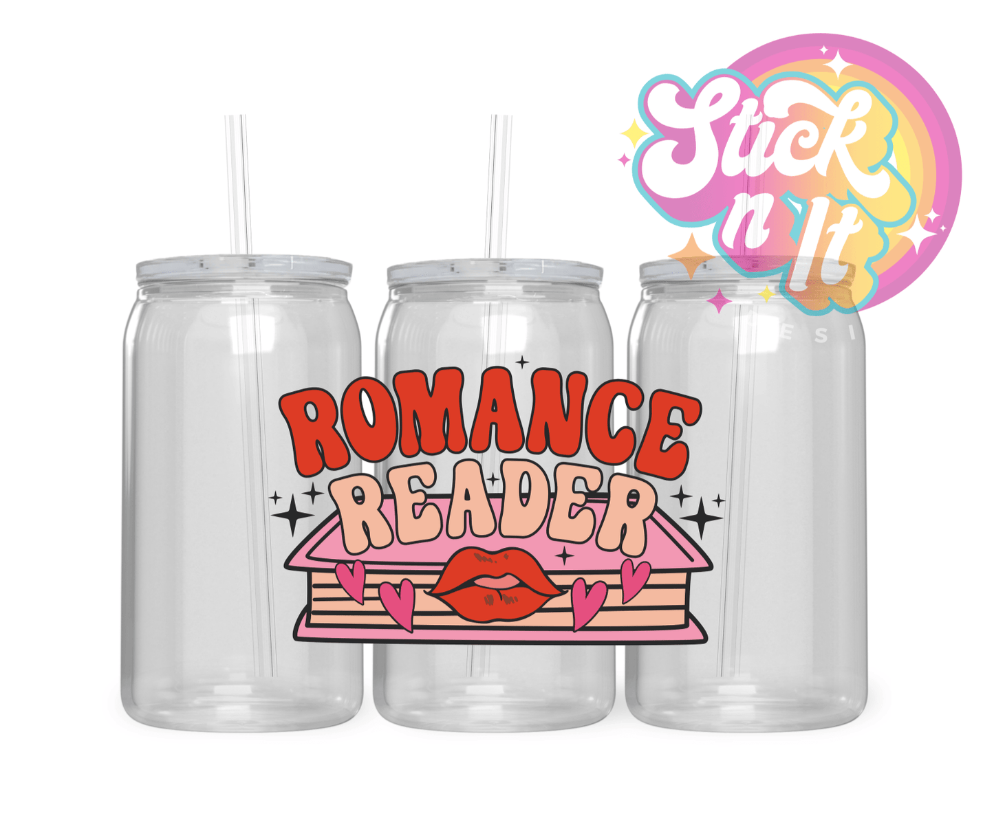 SPICY BOOKISH ACRYLIC CUPS | BOOK LOVER - Stick N It