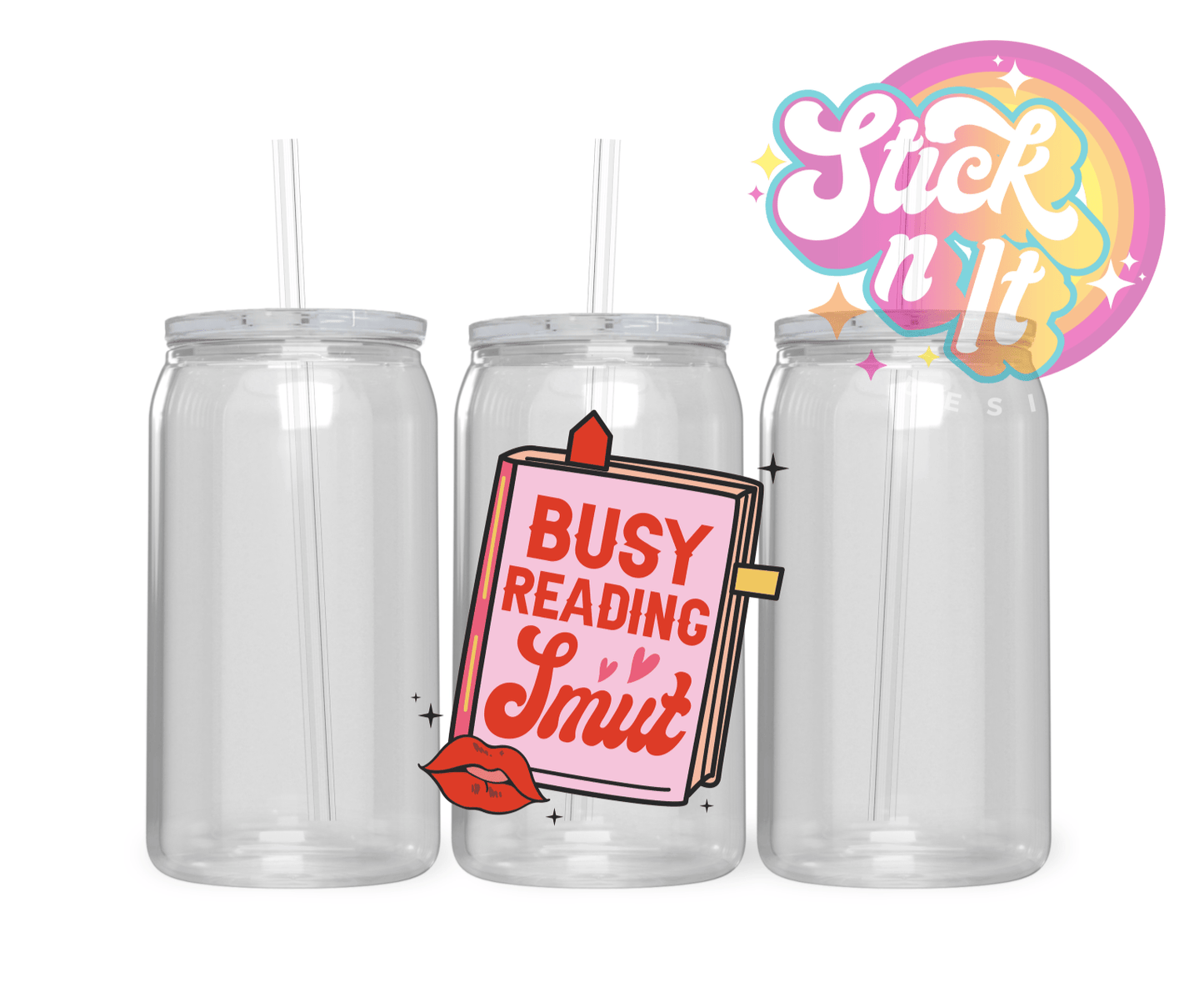 SPICY BOOKISH ACRYLIC CUPS | BOOK LOVER - Stick N It