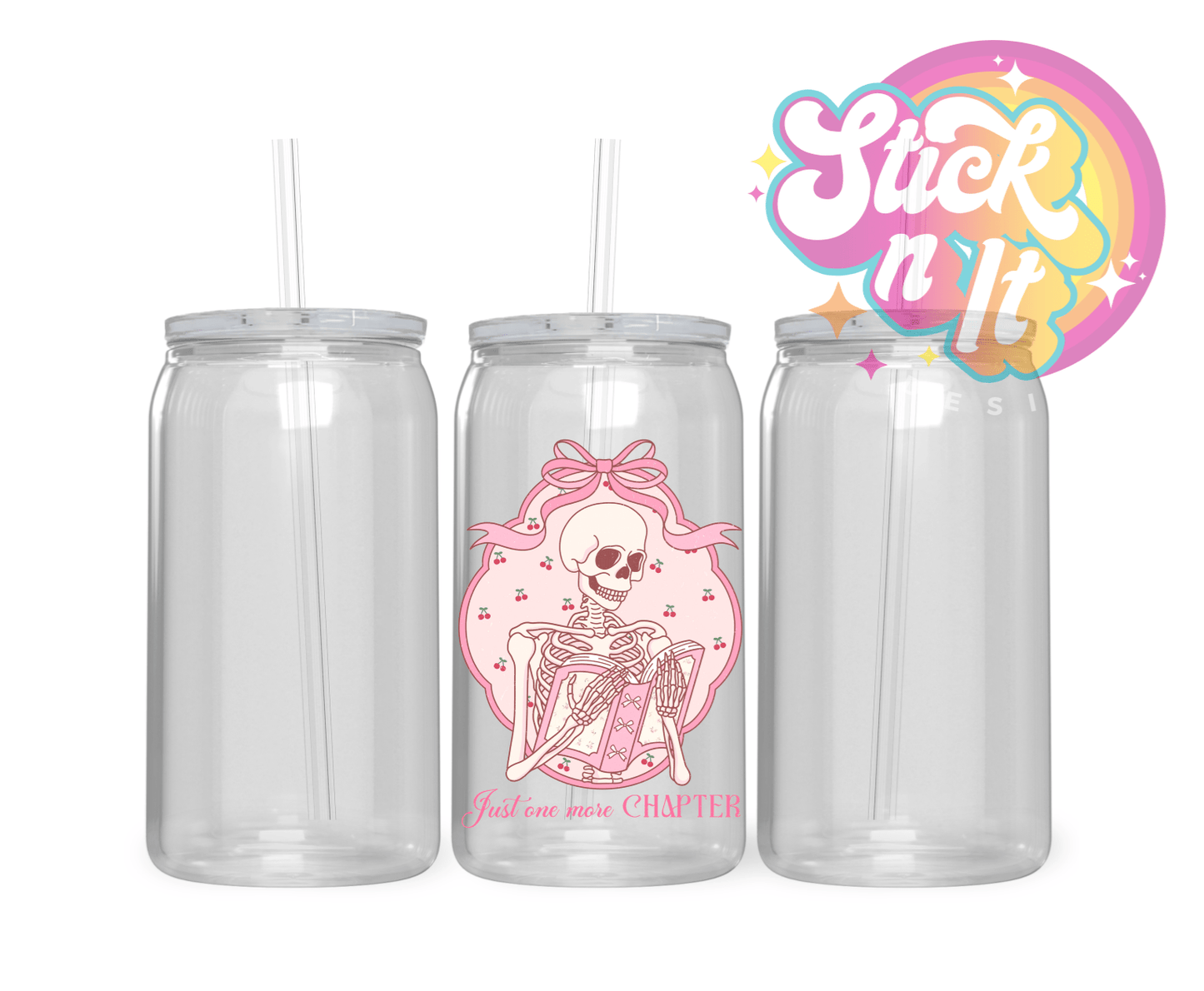 PRETTY BOOKISH ACRYLIC CUPS | BOOK LOVER - Stick N It