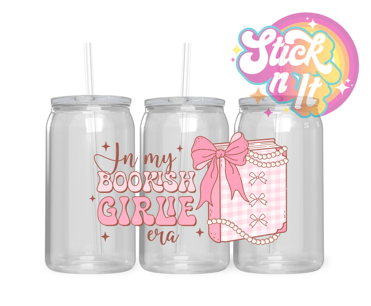 PRETTY BOOKISH ACRYLIC CUPS | BOOK LOVER - Stick N It