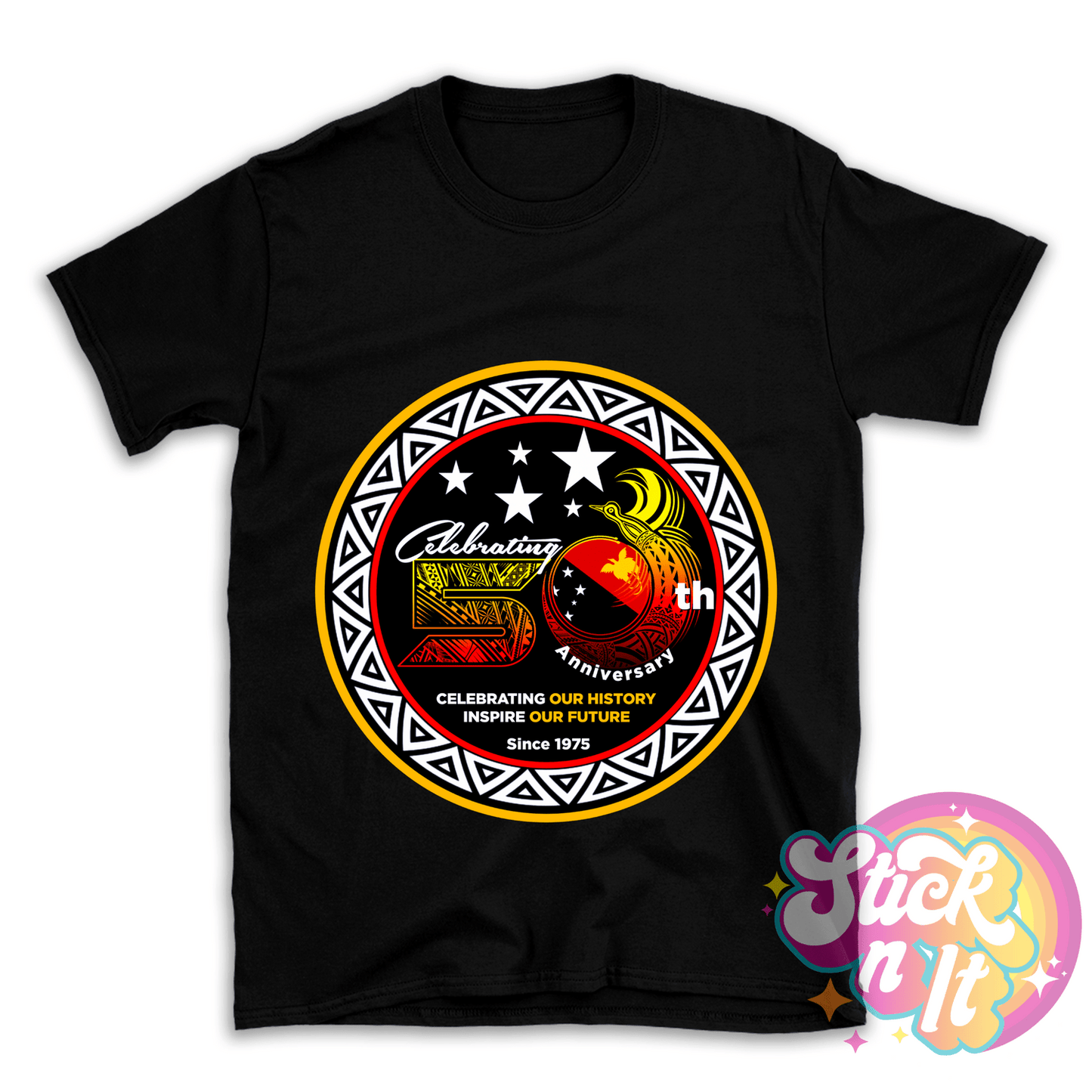 LIMITED EDITION | PNG | 50 YEARS OF INDEPENDENCE SHIRTS - Stick N It
