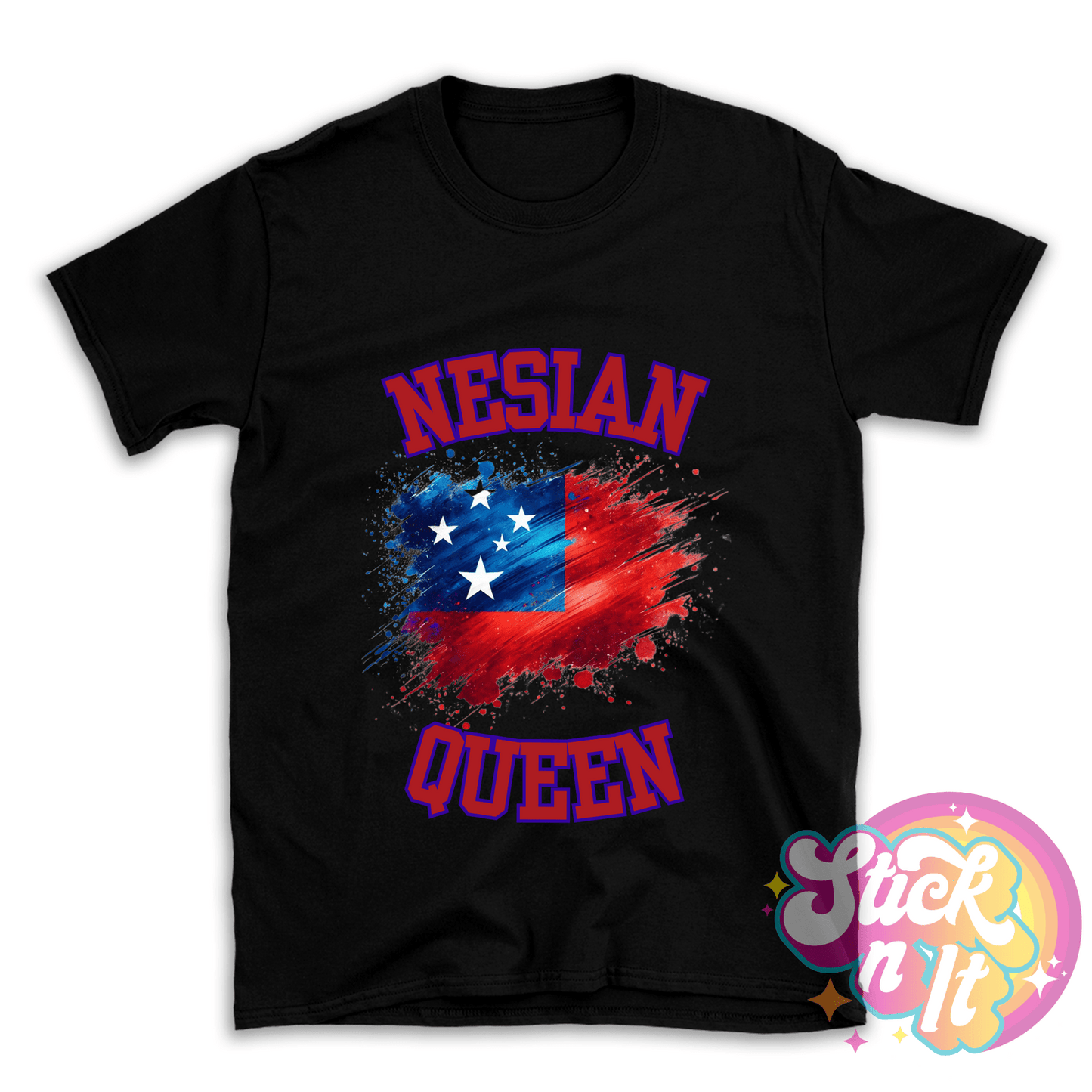 SAMOA NESIAN QUEEN SHIRT - Stick N It