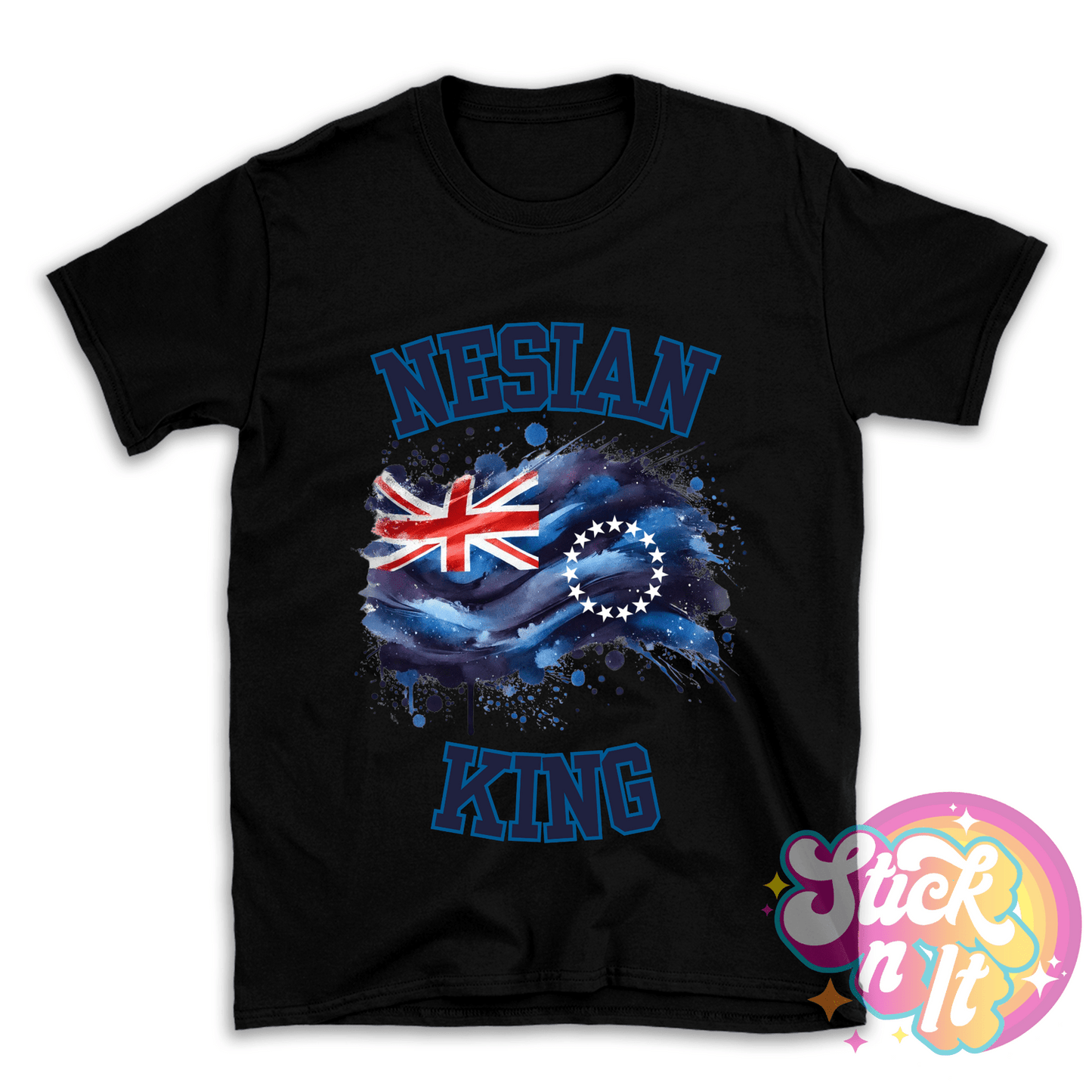 COOK ISLANDS NESIAN KING SHIRT - Stick N It