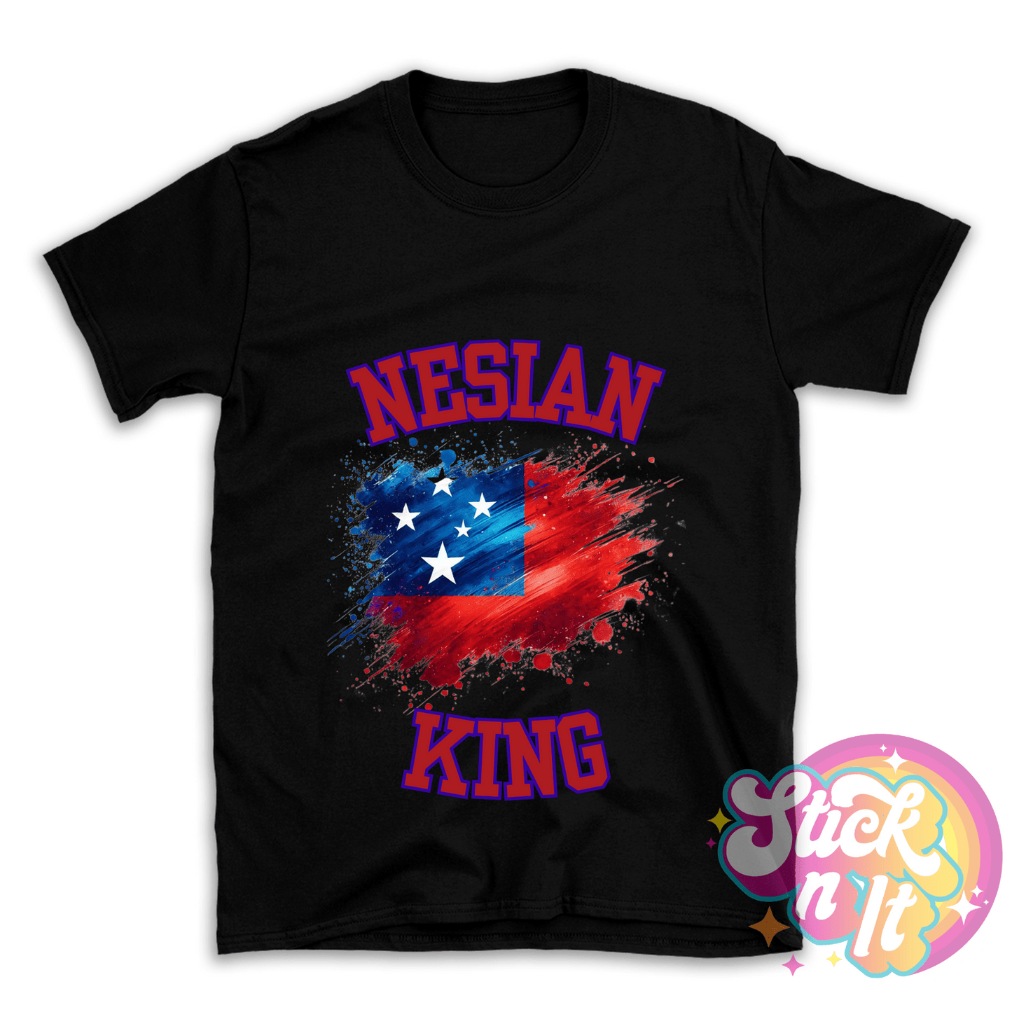 SAMOA NESIAN KING SHIRT - Stick N It