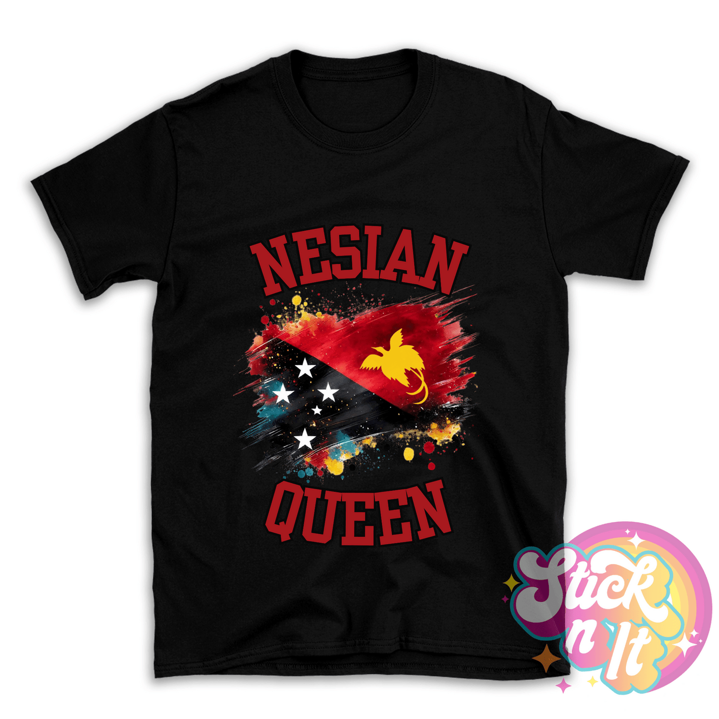 PAPUA NEW GUINEA NESIAN QUEEN SHIRT - Stick N It