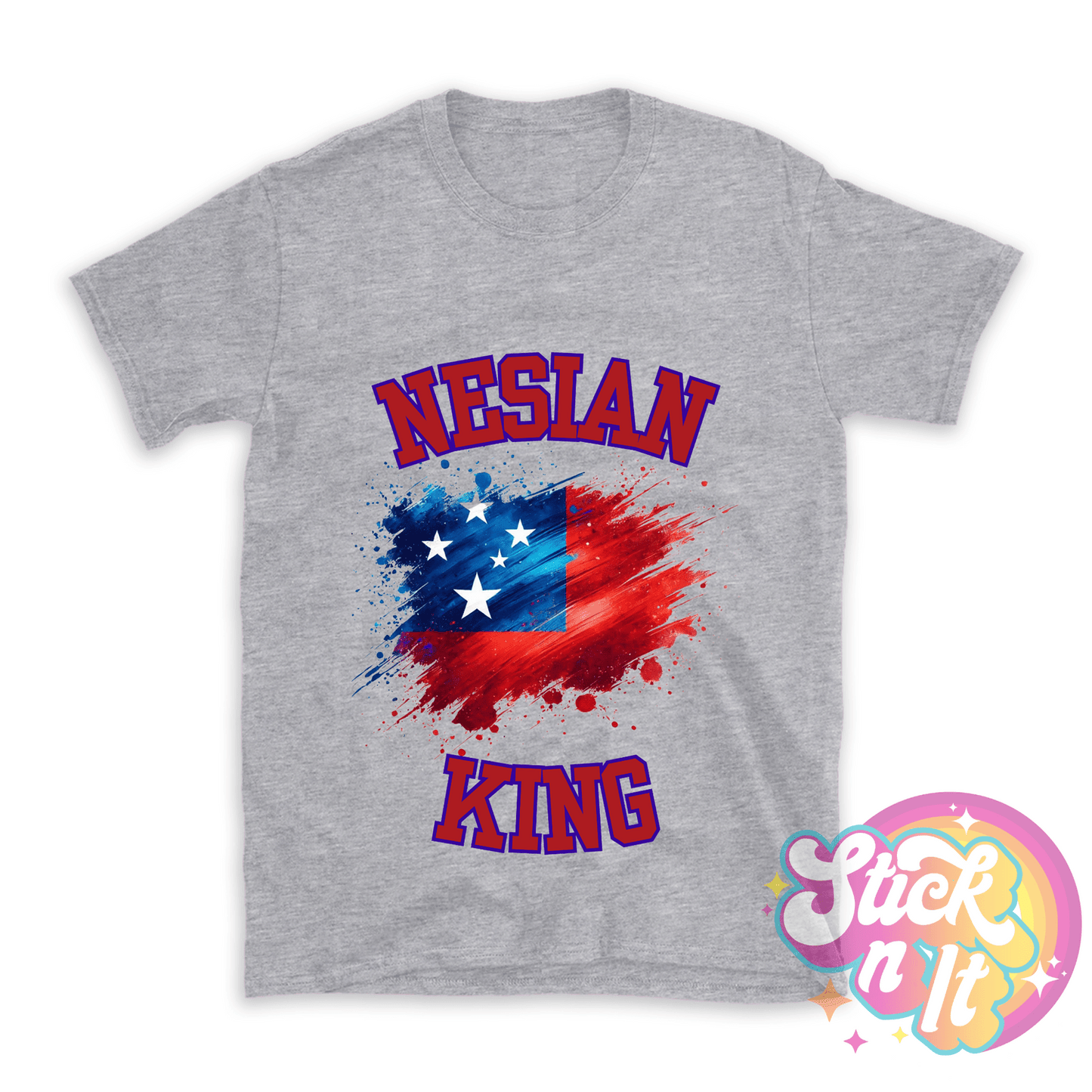 SAMOA NESIAN KING SHIRT - Stick N It
