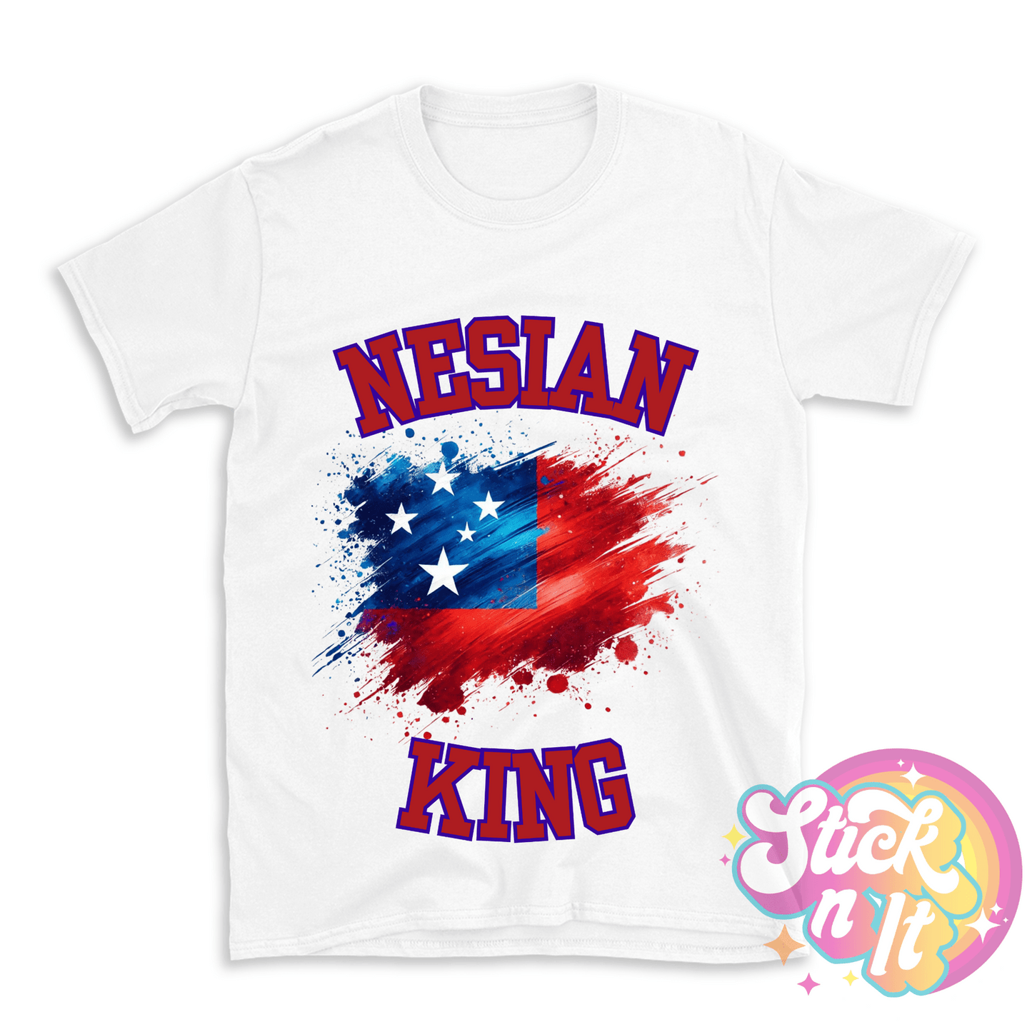 SAMOA NESIAN KING SHIRT - Stick N It