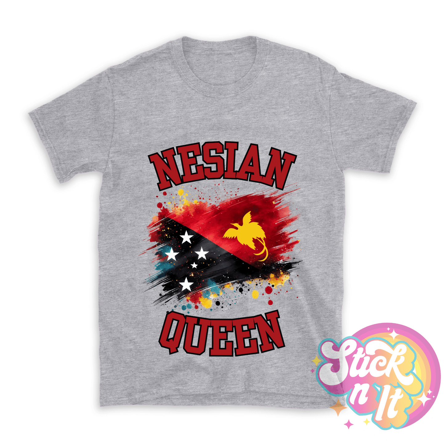 PAPUA NEW GUINEA NESIAN QUEEN SHIRT - Stick N It