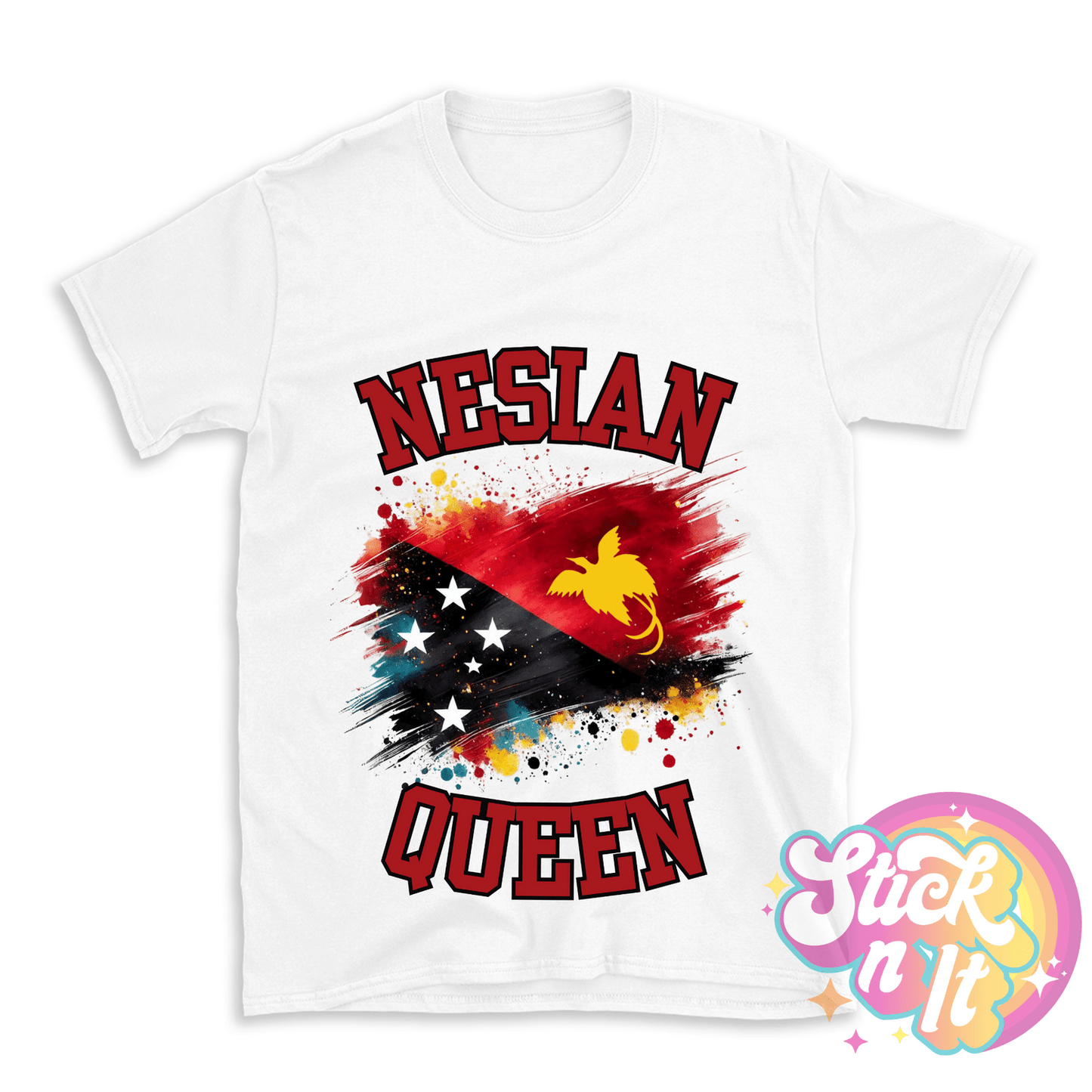 PAPUA NEW GUINEA NESIAN QUEEN SHIRT - Stick N It