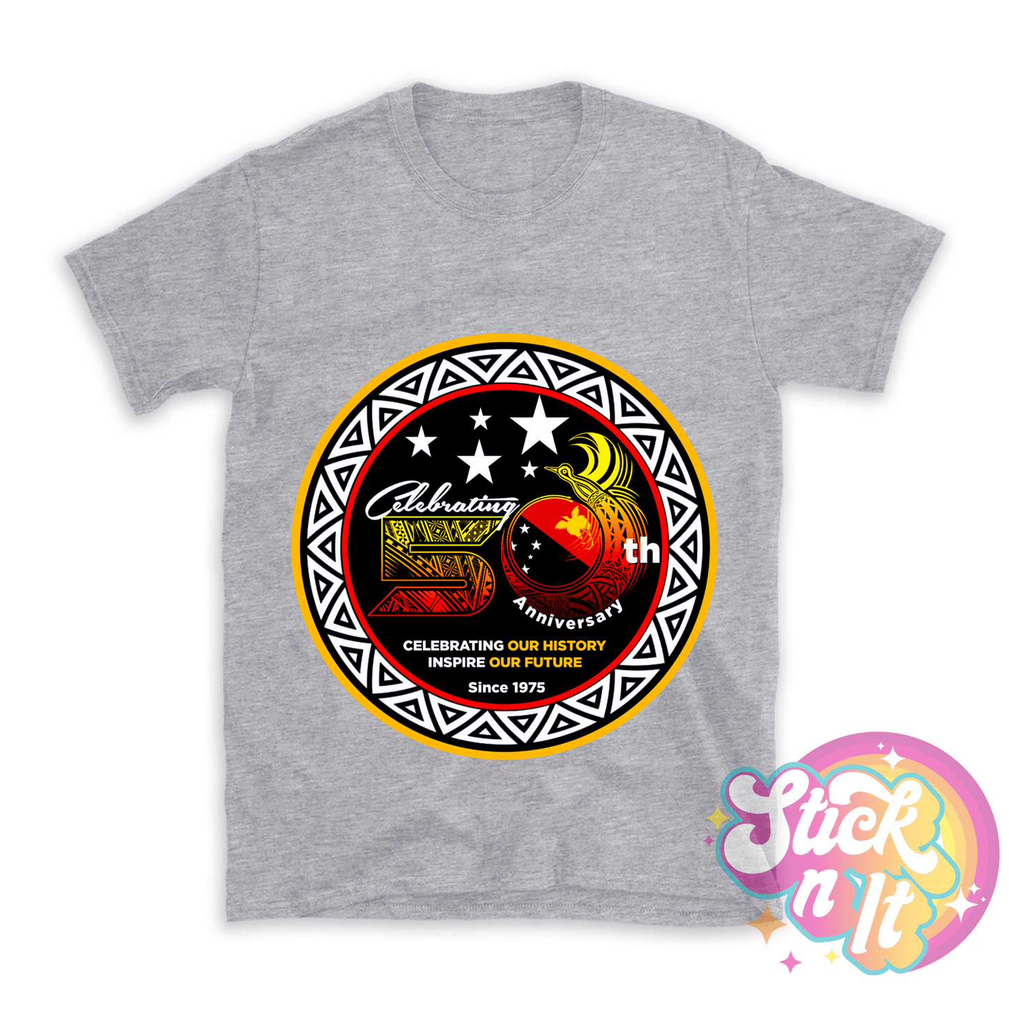 LIMITED EDITION | PNG | 50 YEARS OF INDEPENDENCE SHIRTS - Stick N It