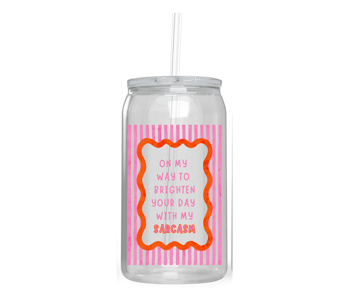 ON MY WAY TO BRIGHTEN YOUR DAY ACRYLIC CUP - Stick N It