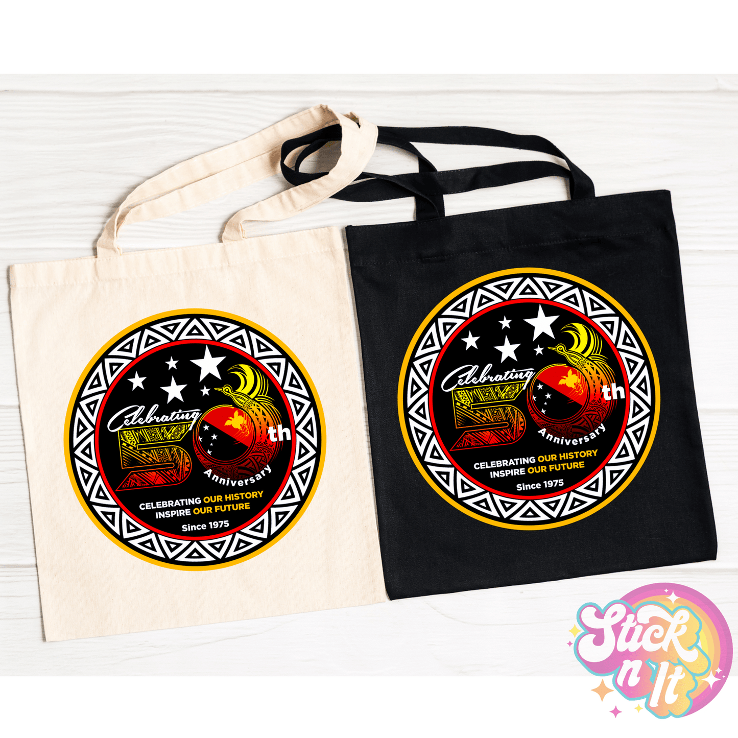 LIMITED EDITON | PNG | 50 YEARS OF INDEPENDENCE | BAG - Stick N It