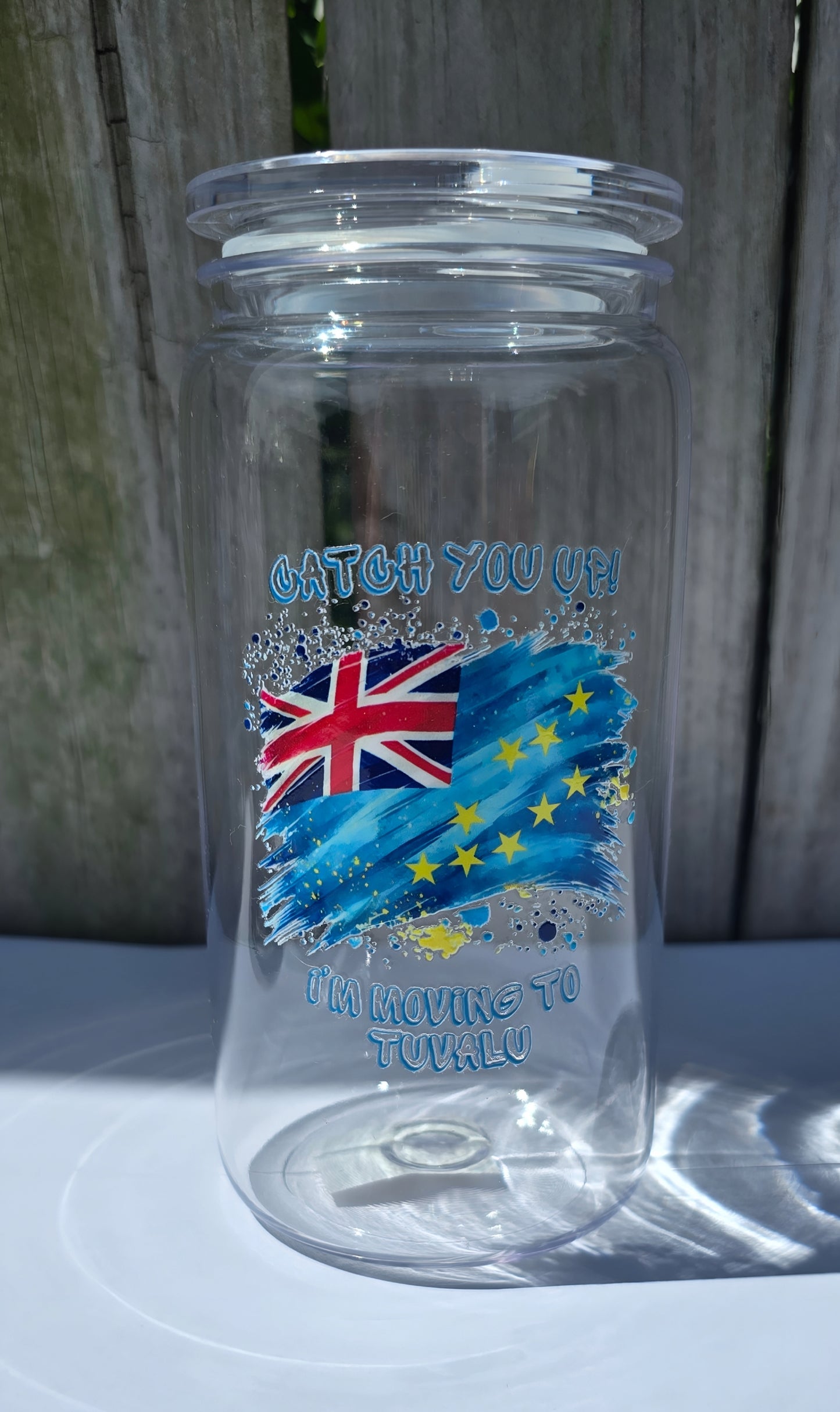 TUVALU ACRYLIC CUPS - Stick N It