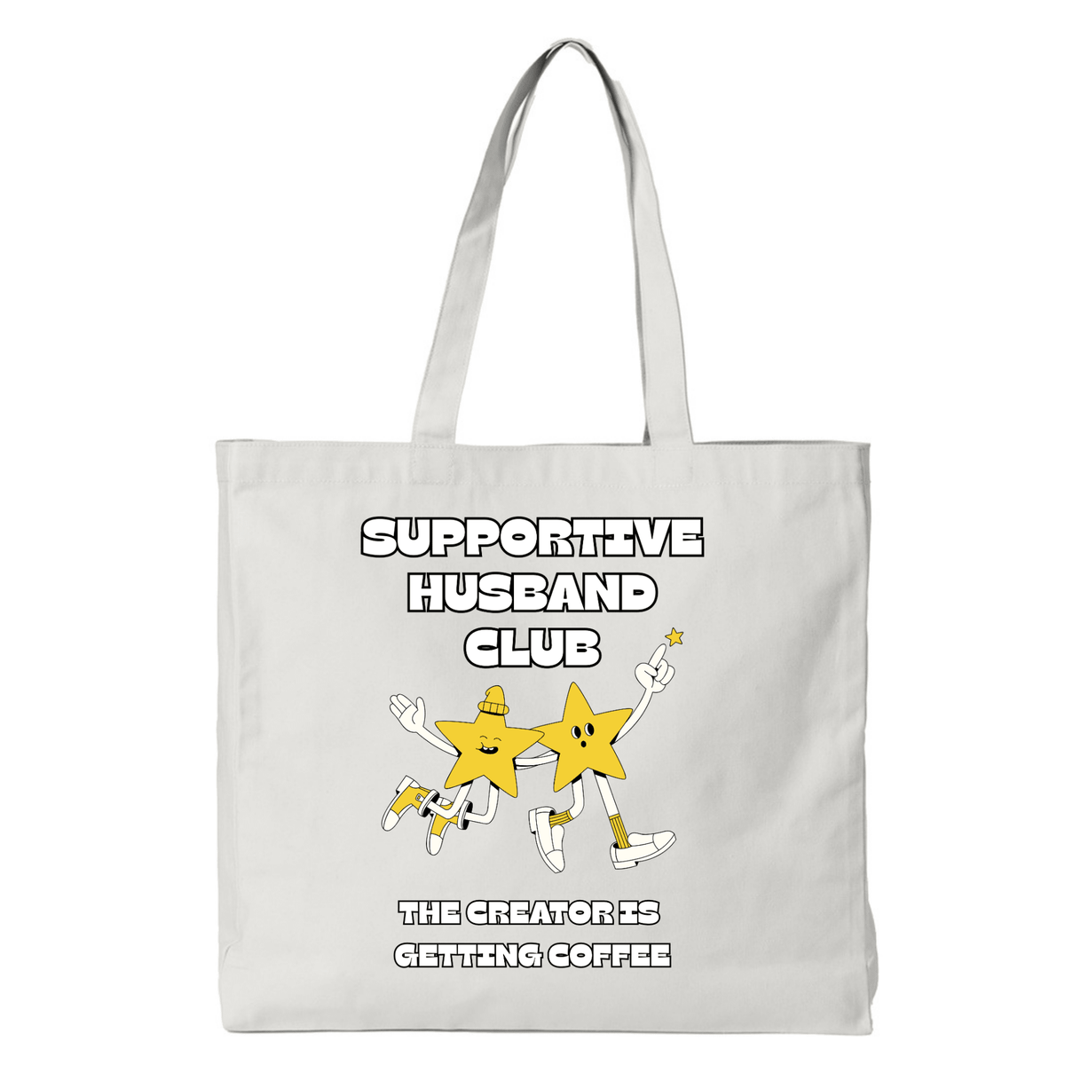 SUPPORTIVE HUSBAND CLUB TOTE BAG - Stick N It