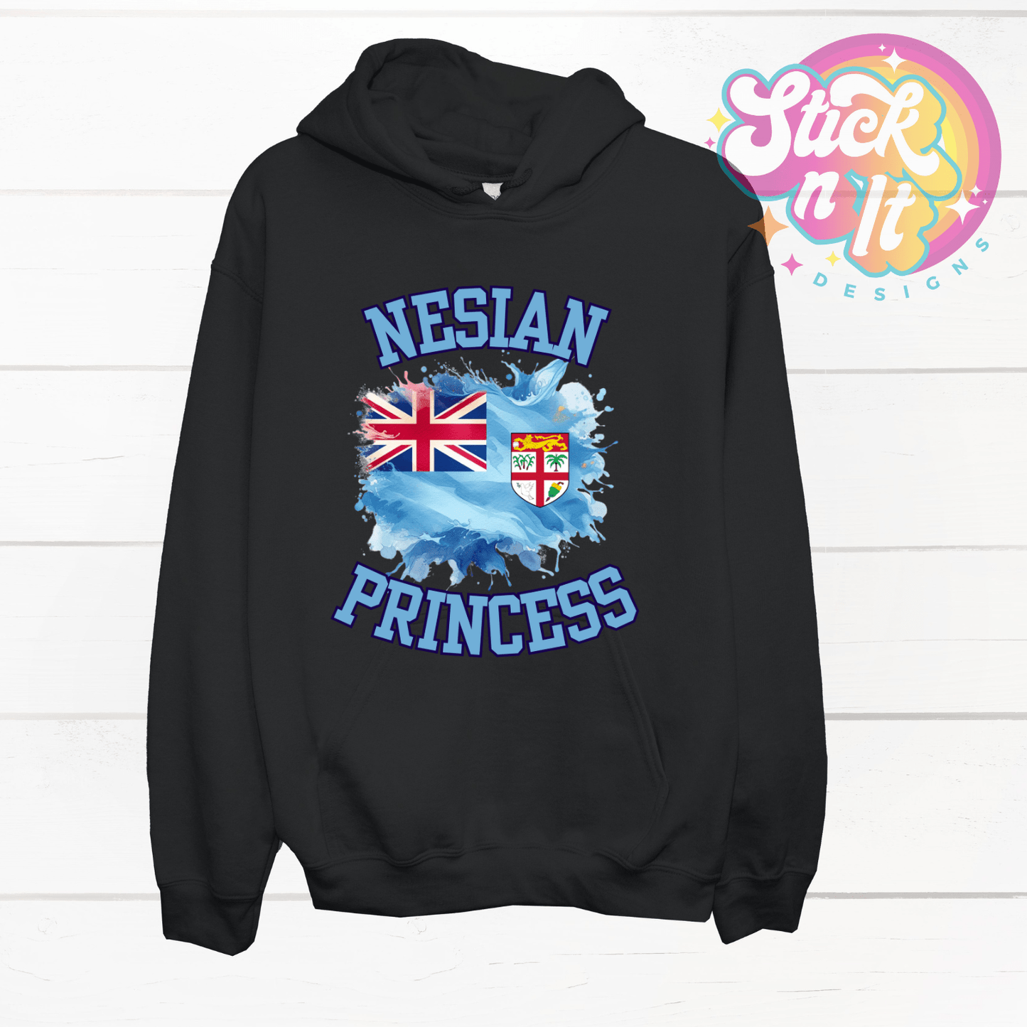 FIJI NESIAN PRINCESS HOODIE - Stick N It