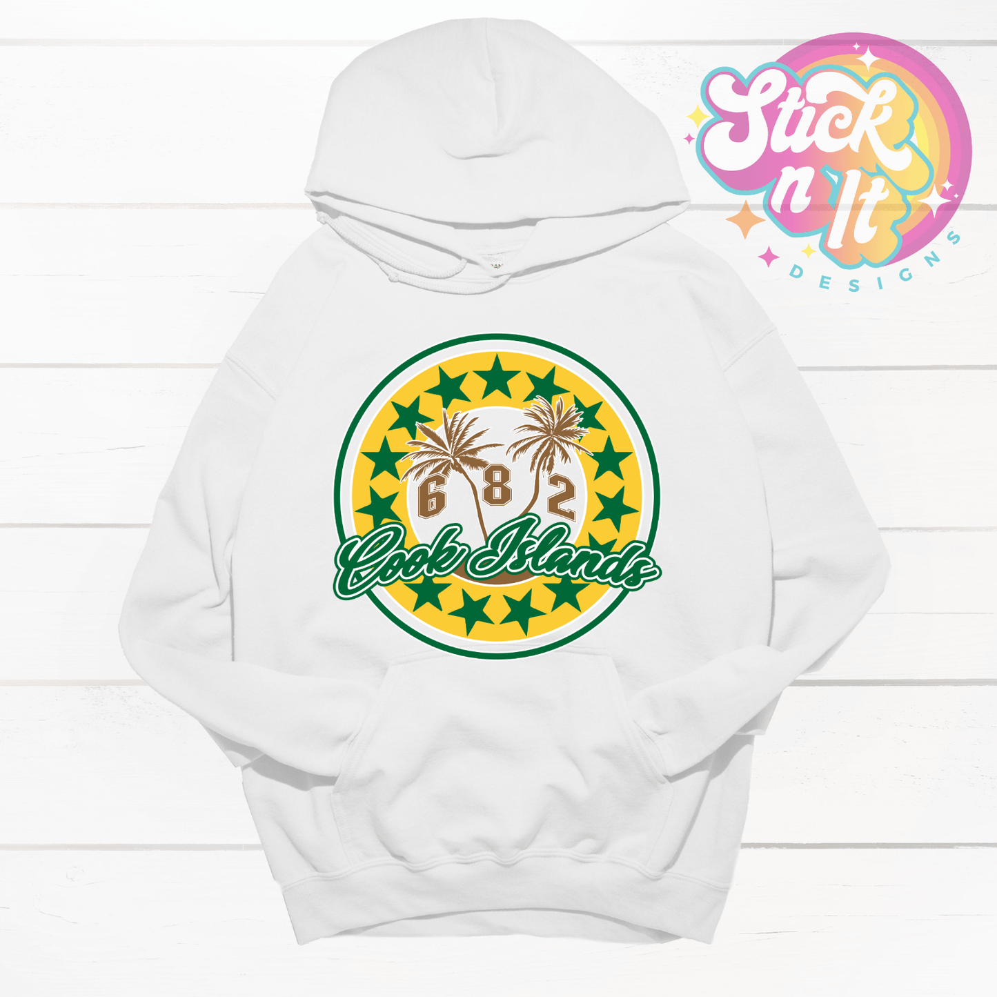 COOK ISLANDS HOODIE | TREES - Stick N It
