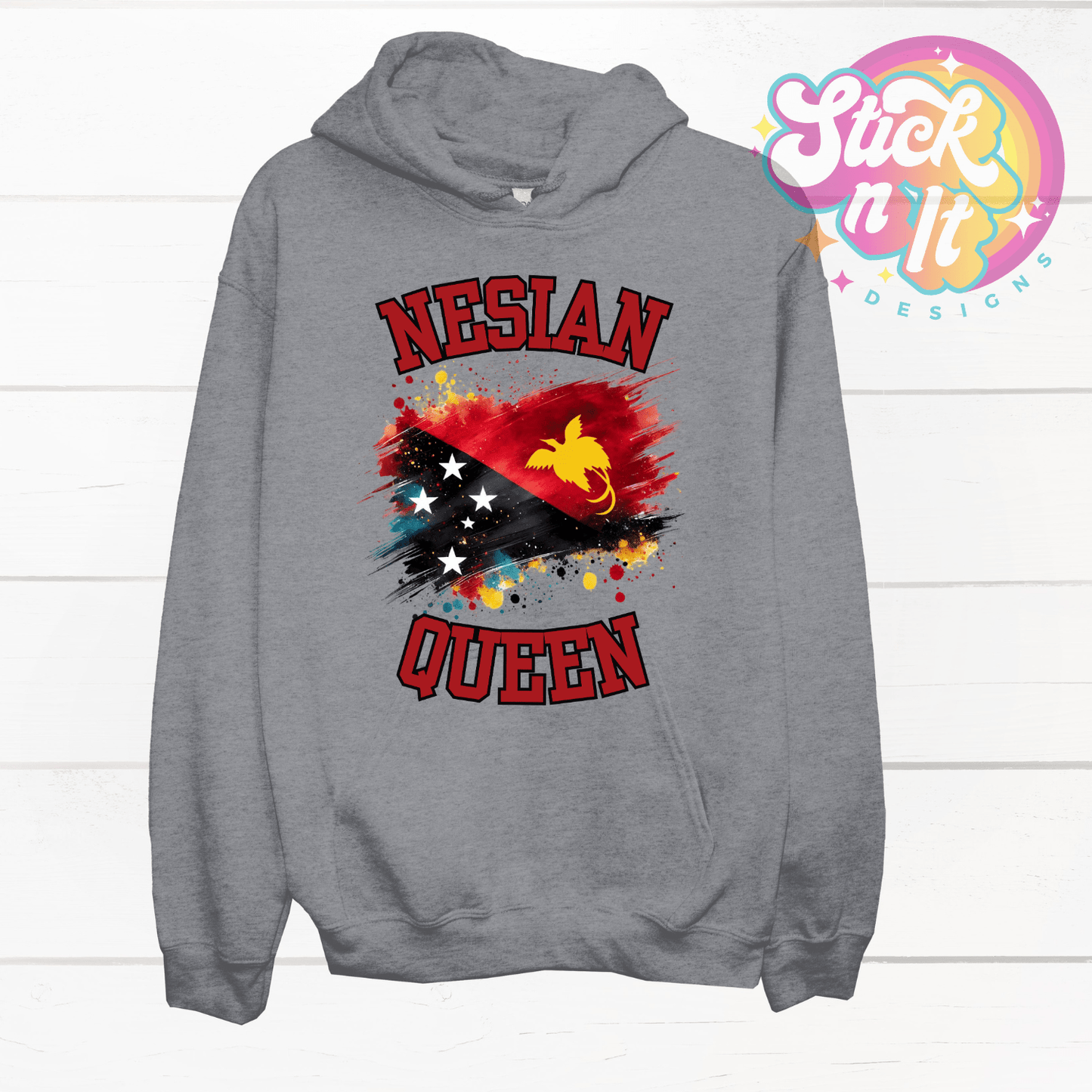 PNG NESIAN QUEEN HOODIE - Stick N It