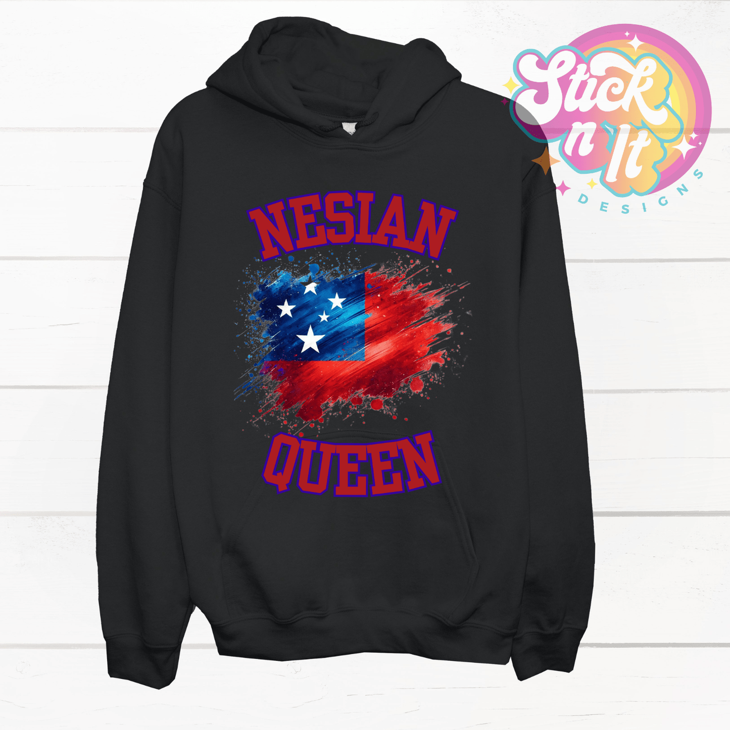 SAMOA NESIAN QUEEN HOODIE - Stick N It