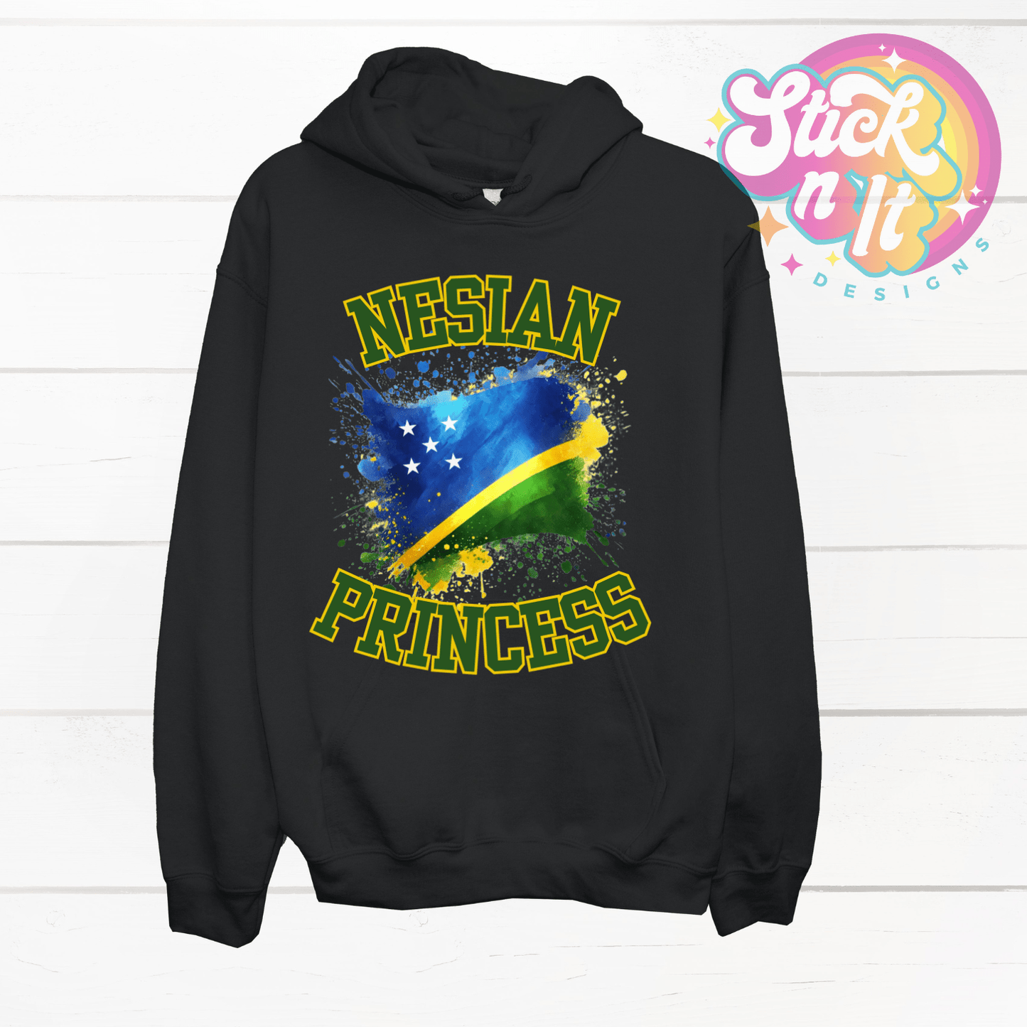SOLOMON ISLANDS NESIAN PRINCESS HOODIE - Stick N It