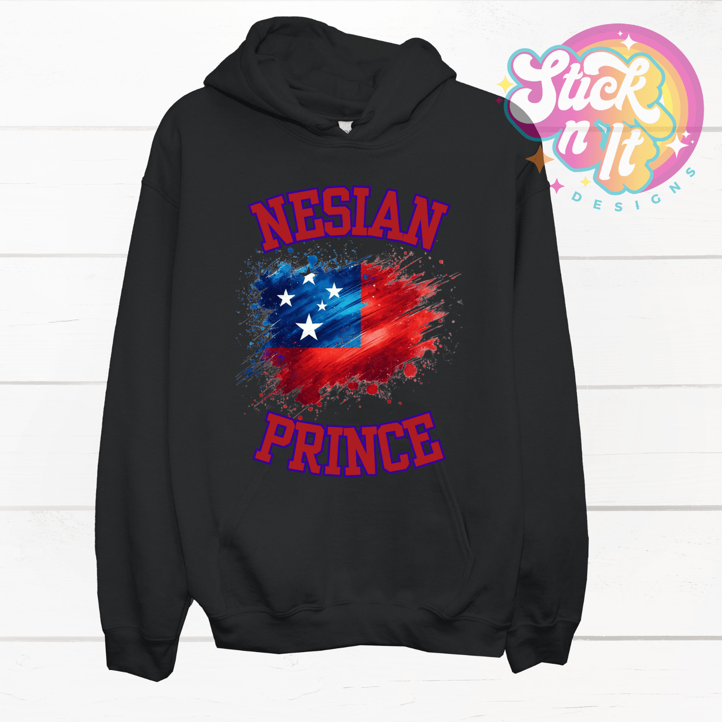 SAMOAN NESIAN PRINCE HOODIE - Stick N It