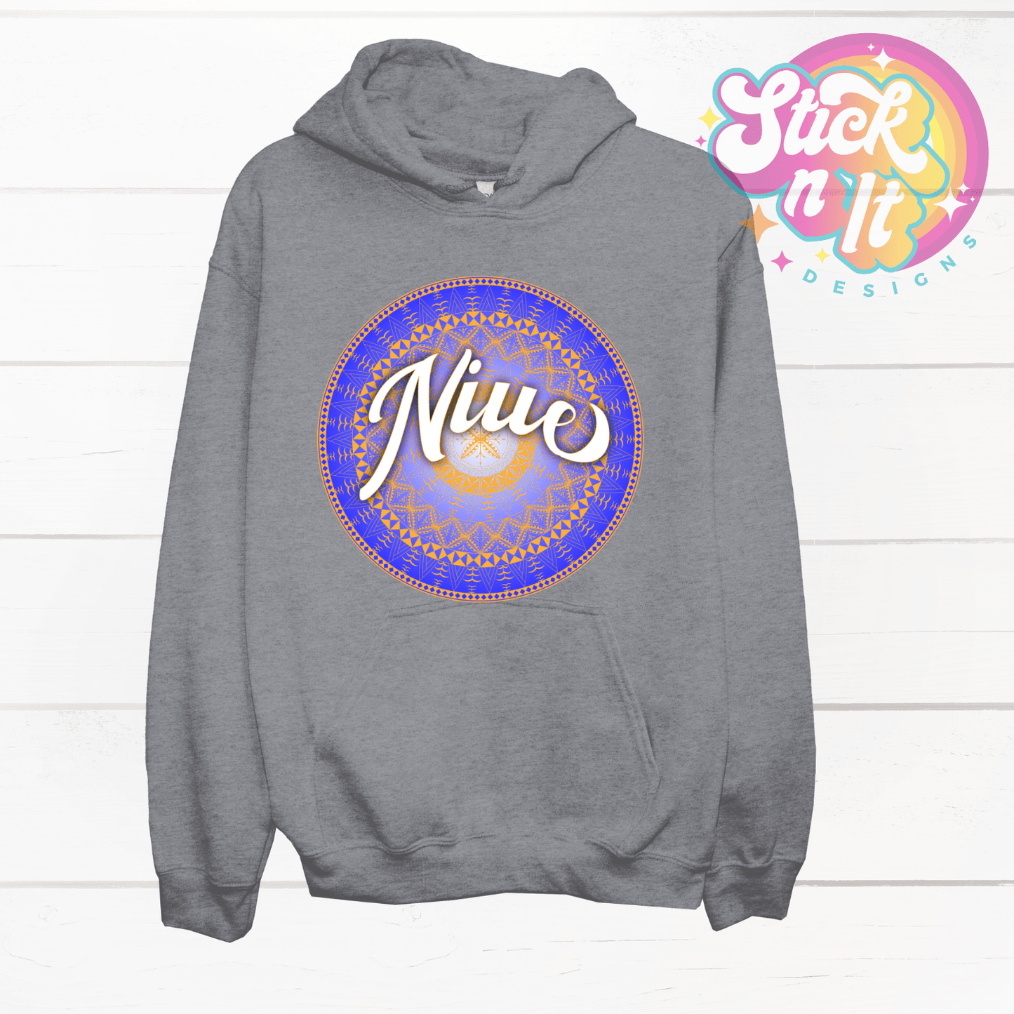 NIUE HOODIE PURPLE - Stick N It