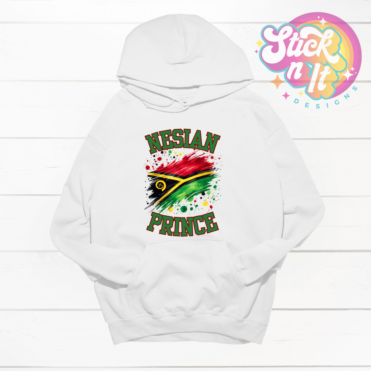 VANUATU NESIAN PRINCE HOODIE - Stick N It