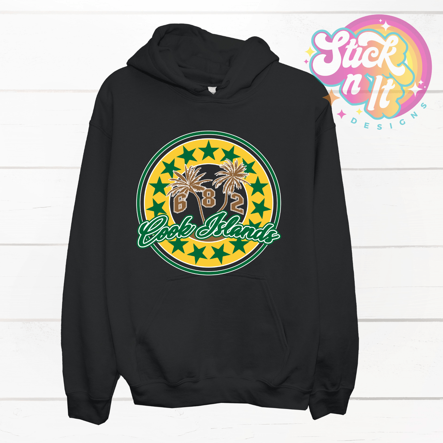 COOK ISLANDS HOODIE | TREES - Stick N It
