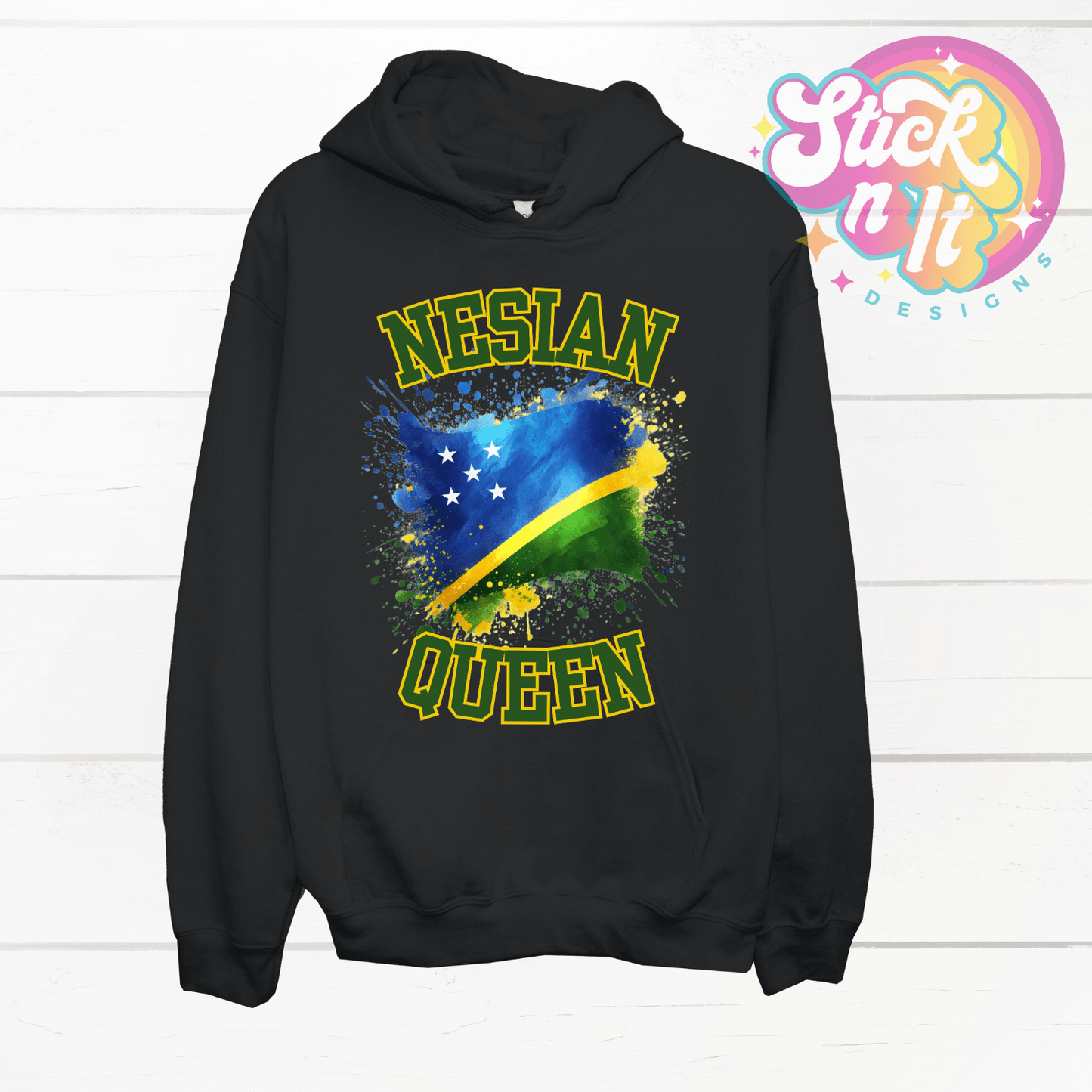 SOLOMON ISLANDS NESIAN QUEEN HOODIE - Stick N It