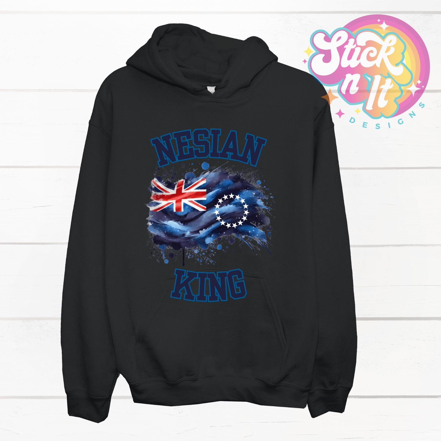 COOK ISLANDS NESIAN KING HOODIE - Stick N It