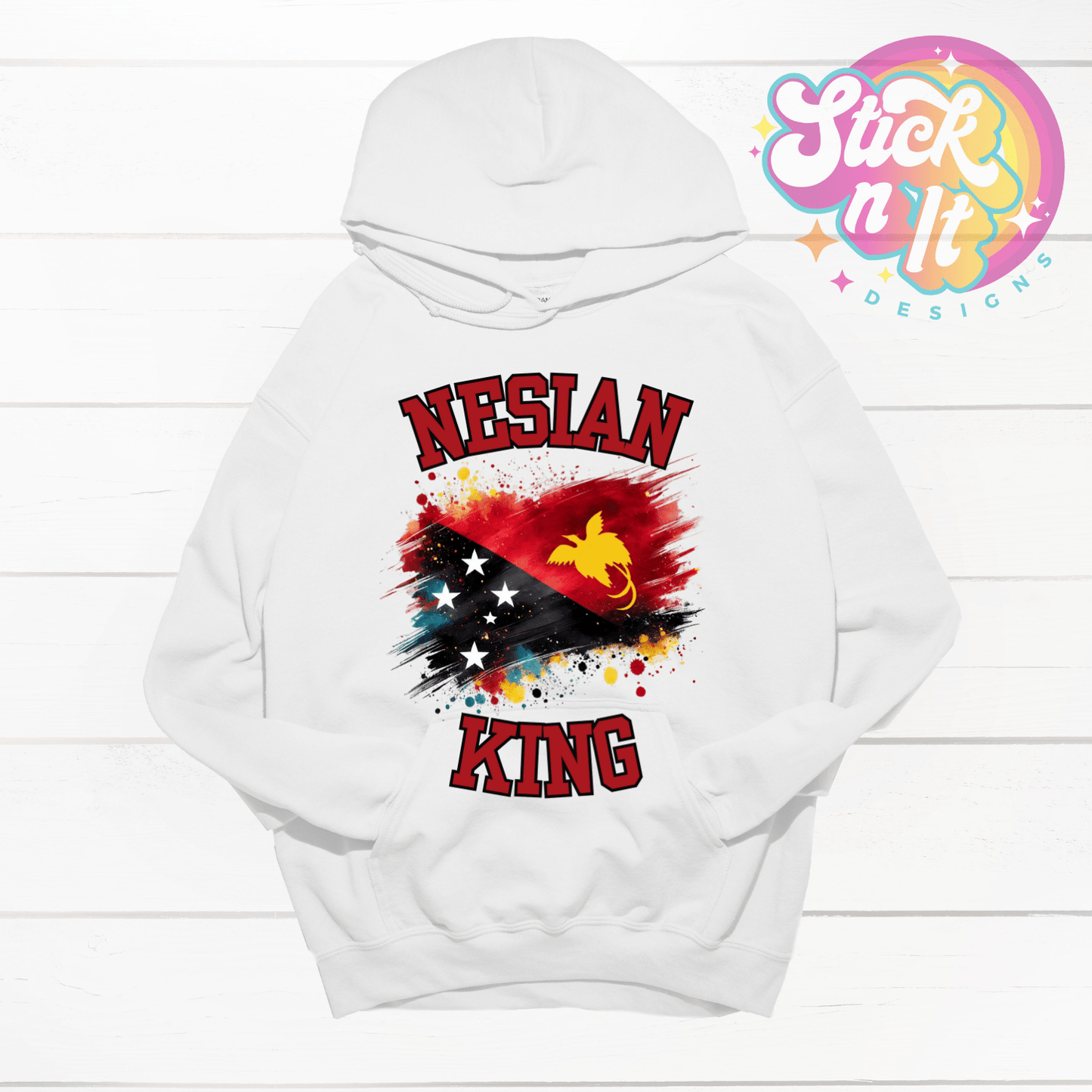 PNG NESIAN KING HOODIE - Stick N It