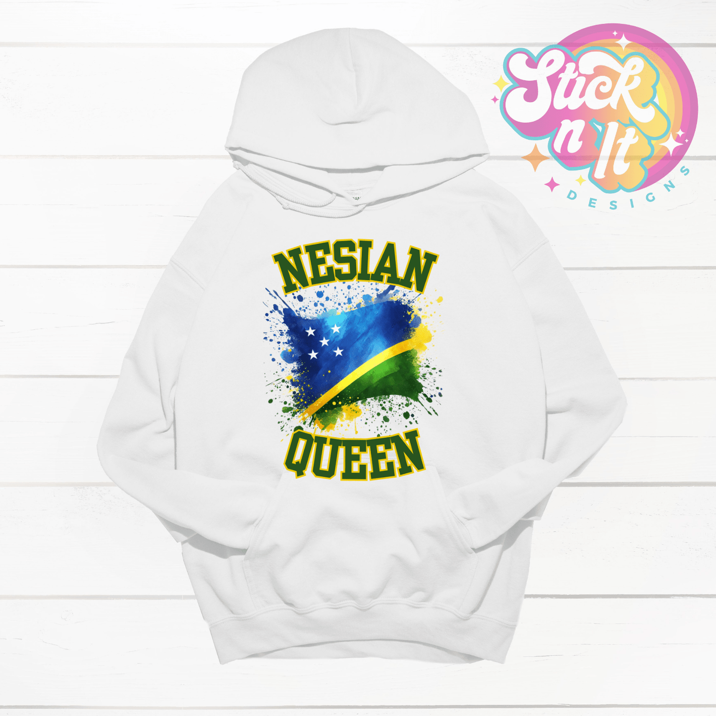 SOLOMON ISLANDS NESIAN QUEEN HOODIE - Stick N It