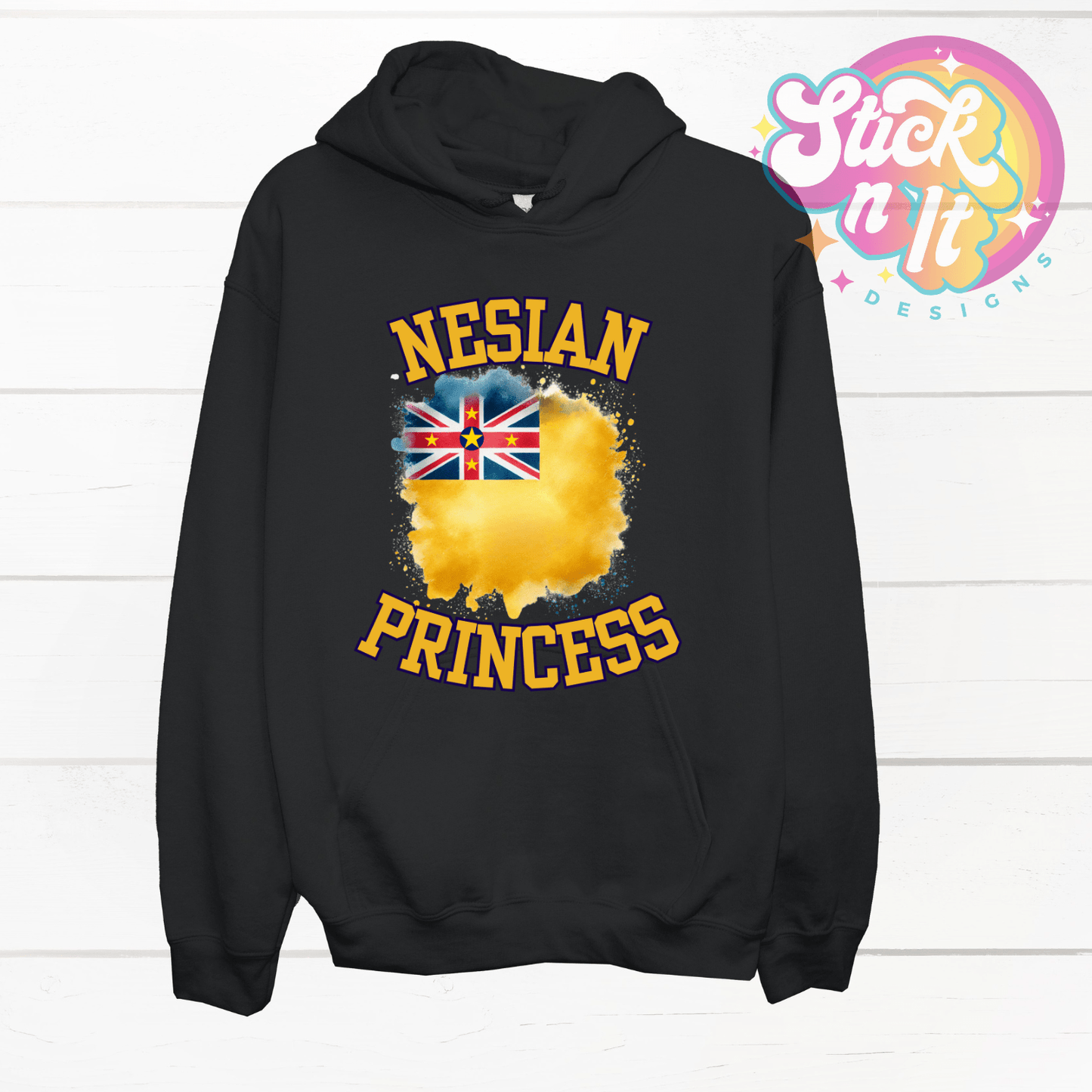 NIUE NESIAN PRINCESS HOODIE - Stick N It