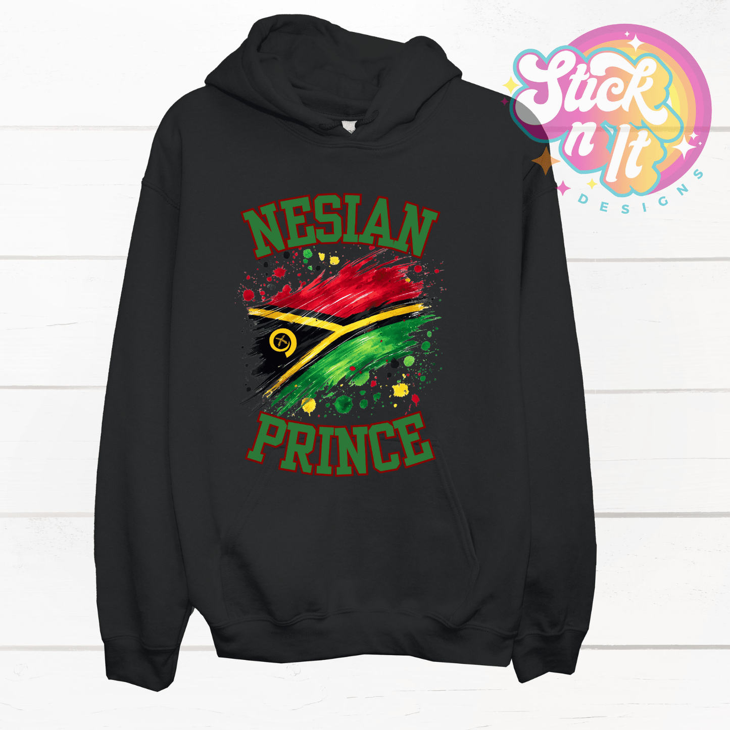 VANUATU NESIAN PRINCE HOODIE - Stick N It