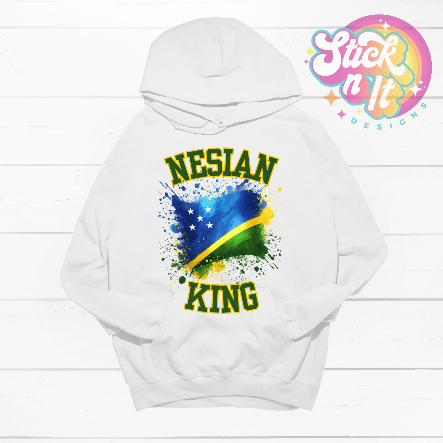 SOLOMON ISLANDS NESIAN KING HOODIE - Stick N It