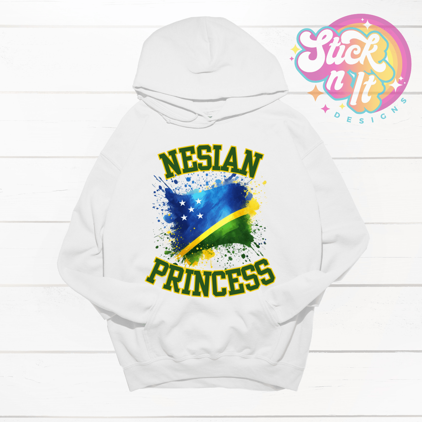 SOLOMON ISLANDS NESIAN PRINCESS HOODIE - Stick N It