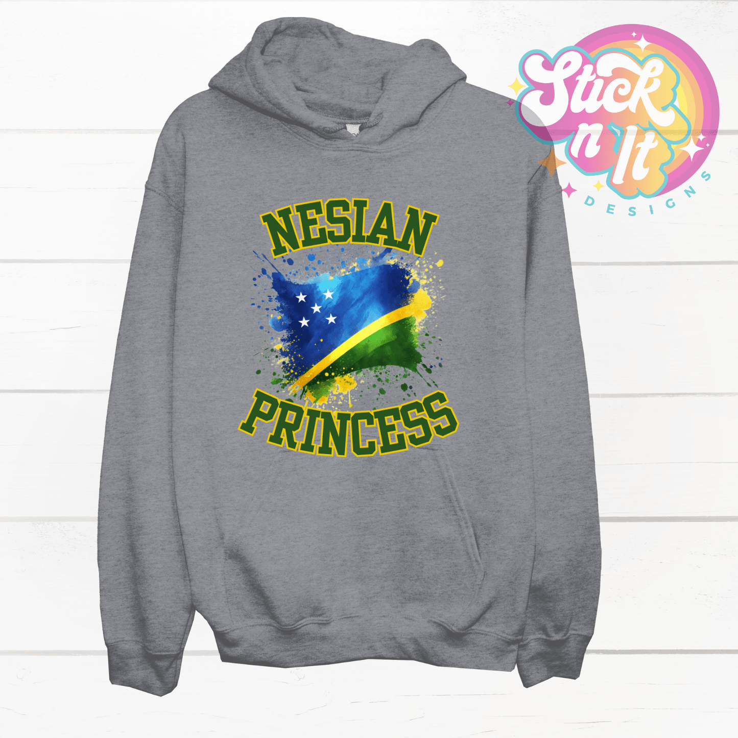 SOLOMON ISLANDS NESIAN PRINCESS HOODIE - Stick N It