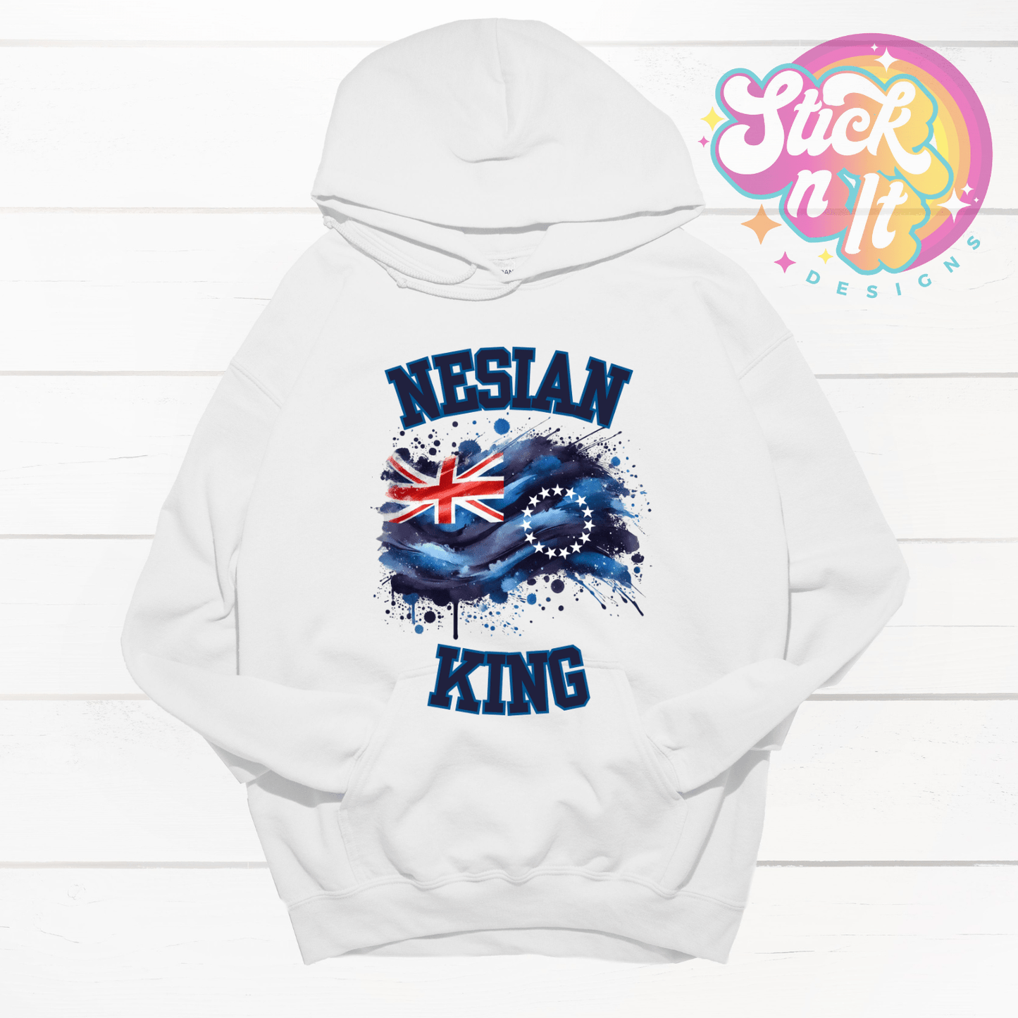 COOK ISLANDS NESIAN KING HOODIE - Stick N It
