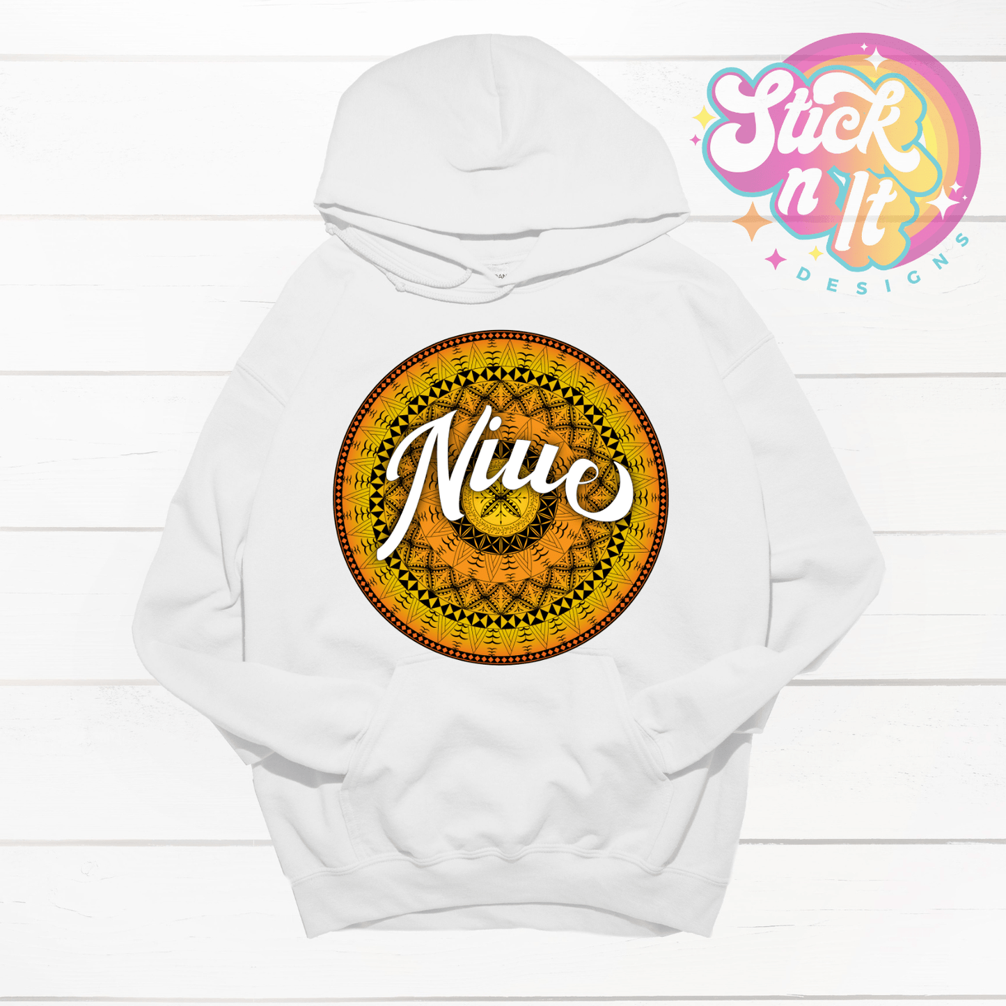 NIUE HOODIE BROWN - Stick N It