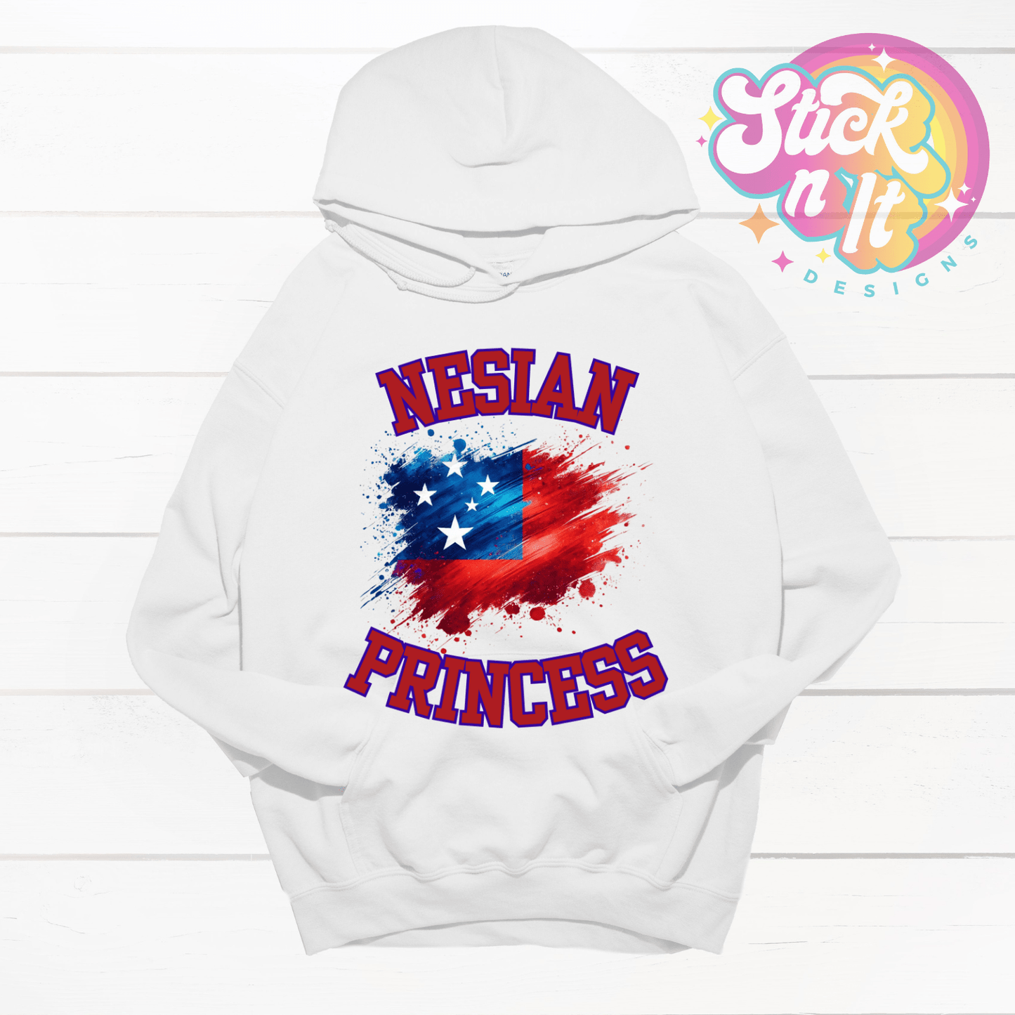 SAMOA NESIAN PRINCESS HOODIE - Stick N It