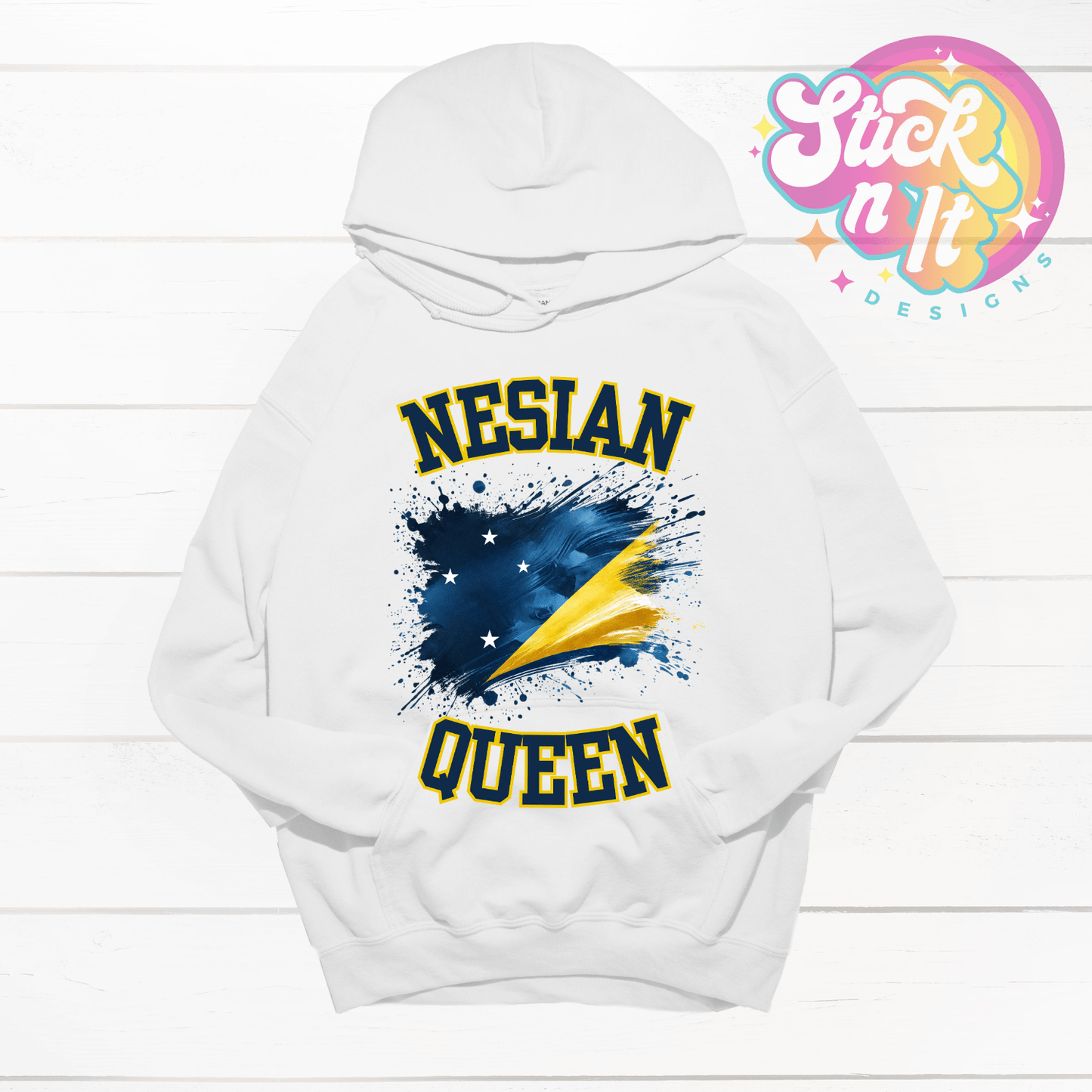 TOKELAU NESIAN QUEEN HOODIE - Stick N It