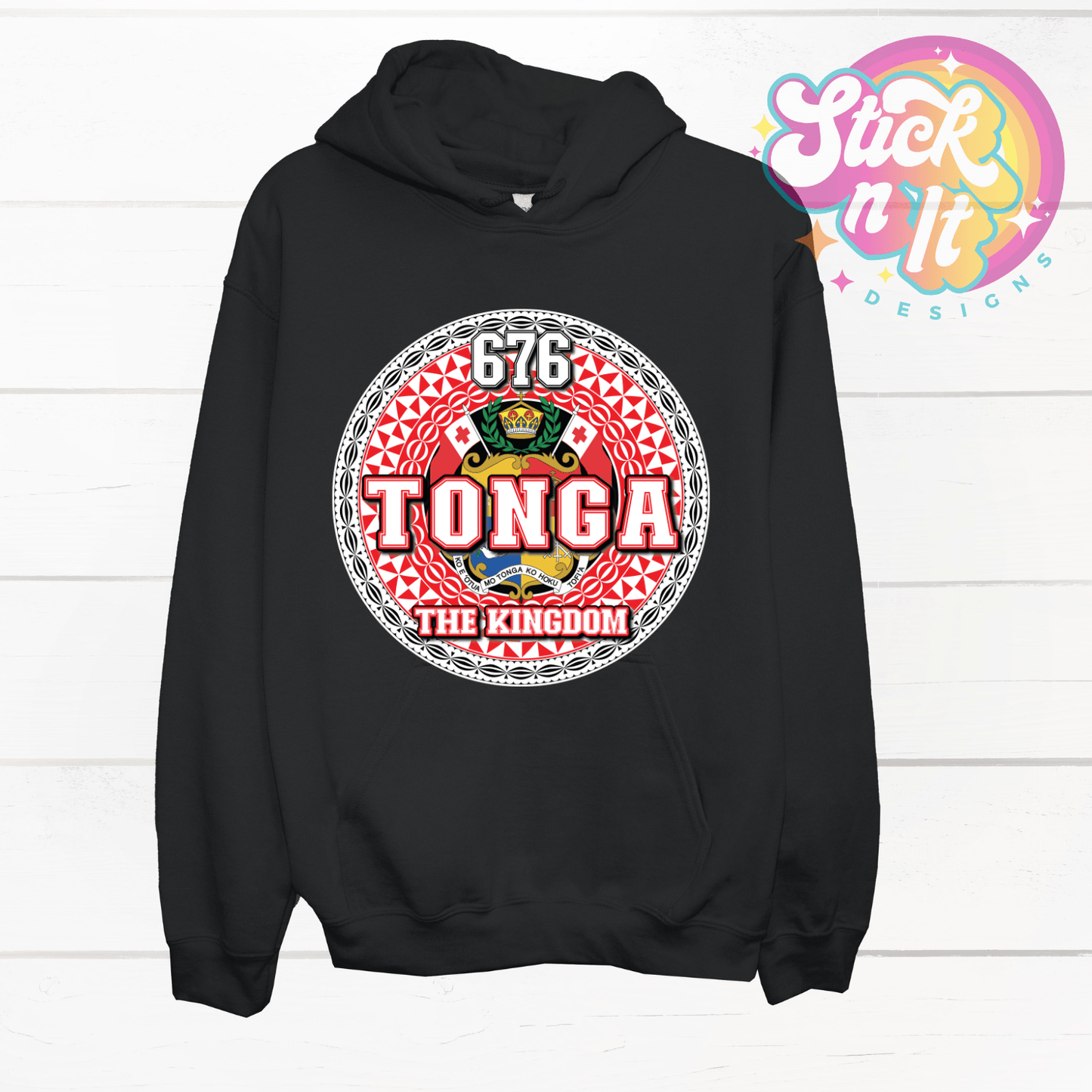 TONGA THE KINGDOM HOODIE - Stick N It