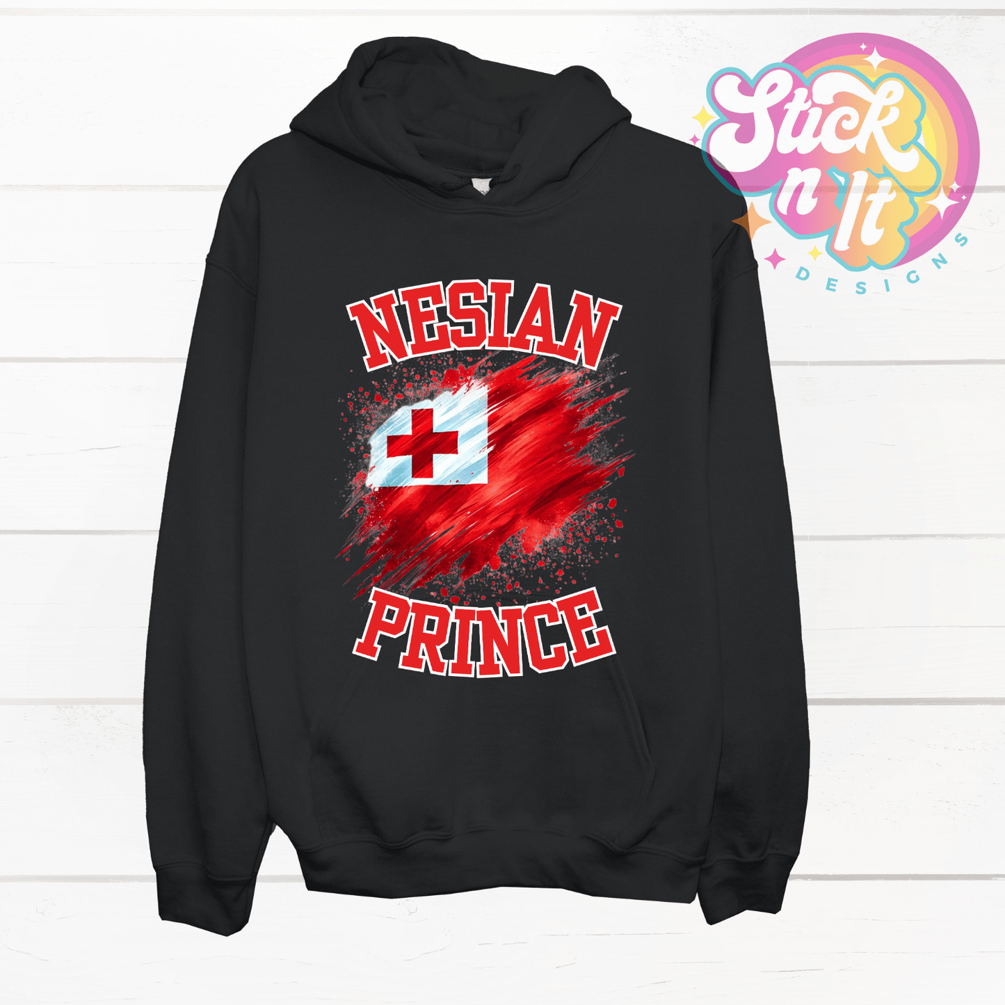 TONGA NESIAN PRINCE HOODIE - Stick N It