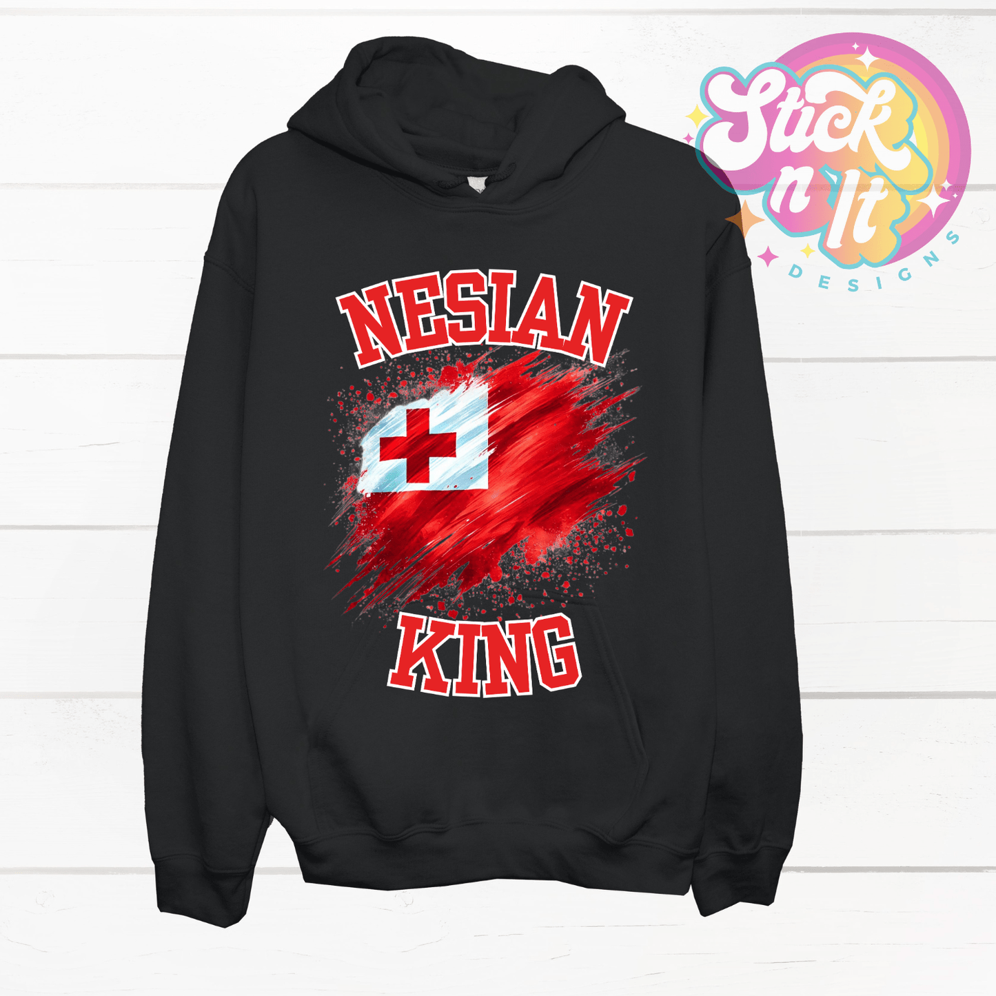 TONGA NESIAN KING HOODIE - Stick N It