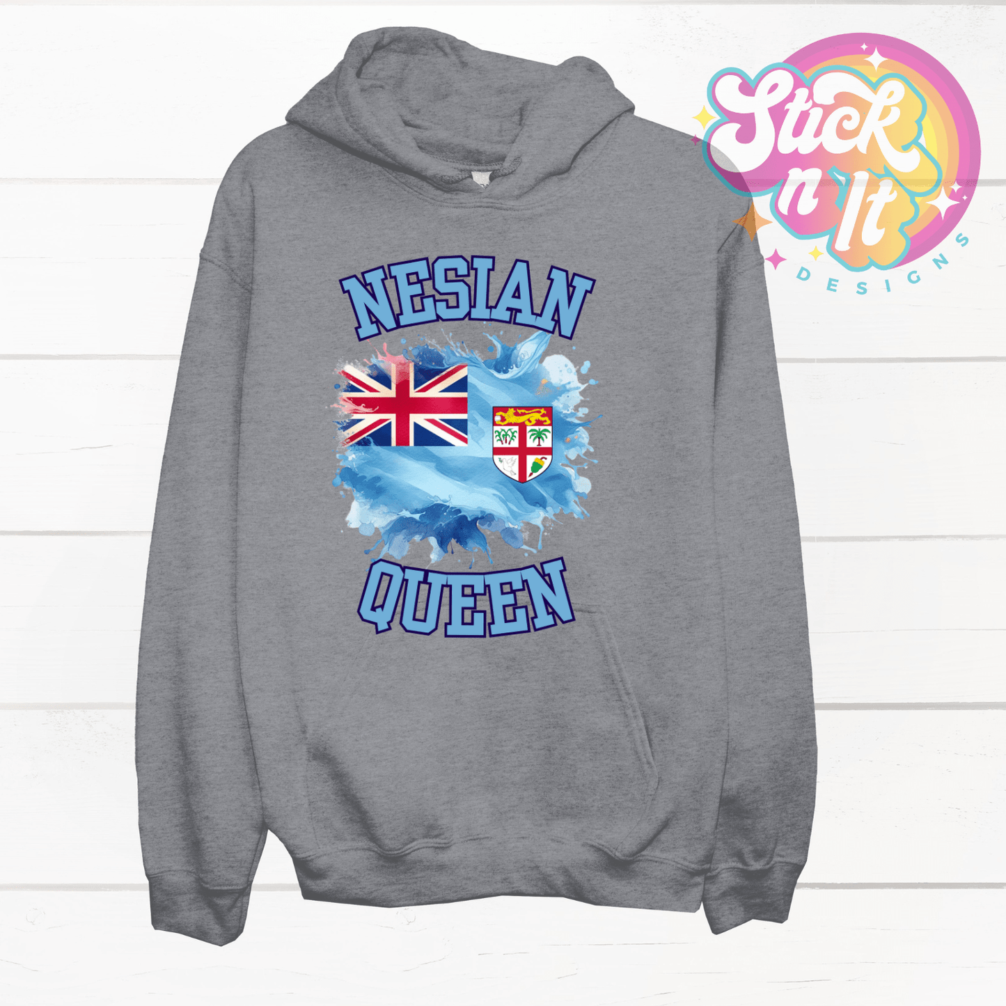 FIJI NESIAN QUEEN HOODIE - Stick N It
