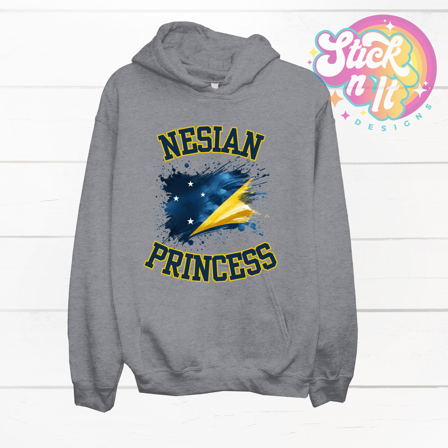 TOKELAU NESIAN PRINCESS HOODIE - Stick N It