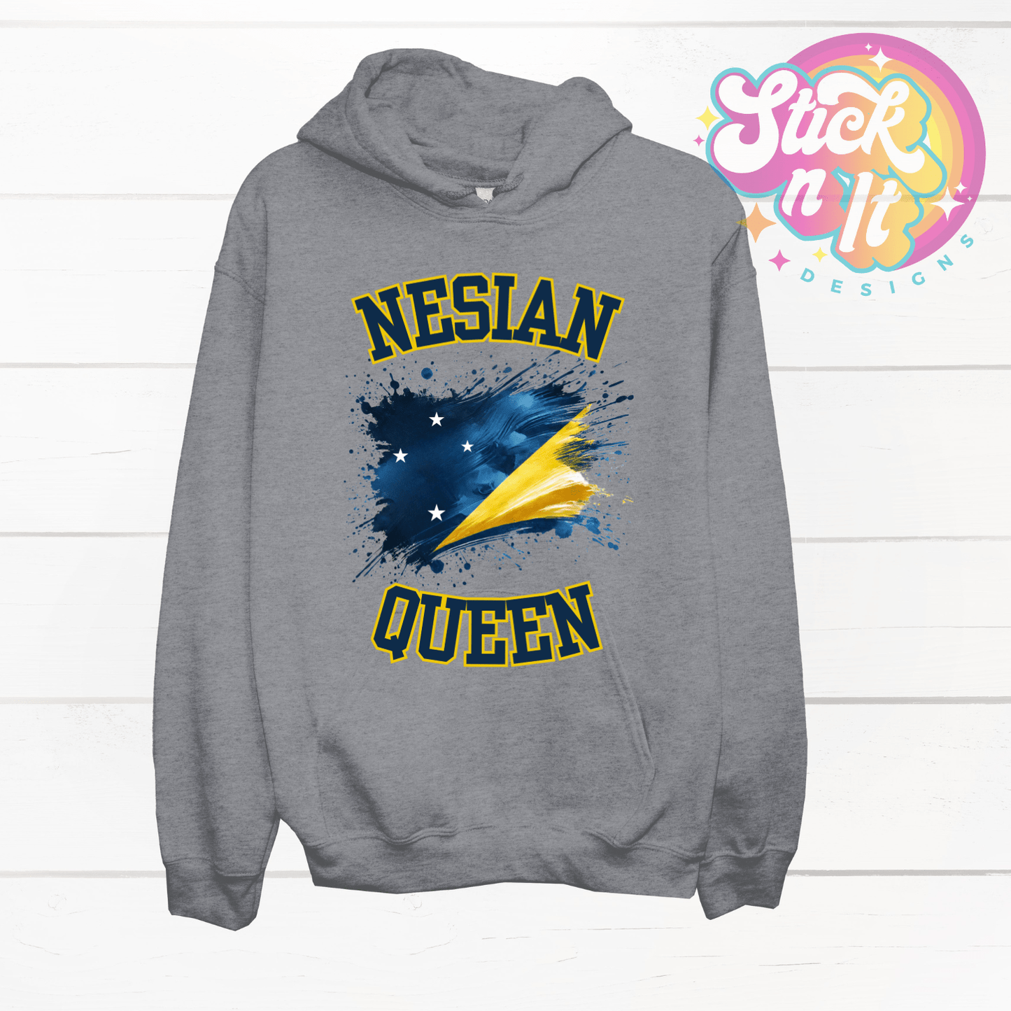 TOKELAU NESIAN QUEEN HOODIE - Stick N It