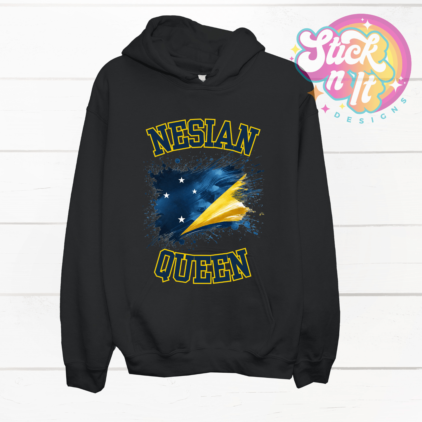 TOKELAU NESIAN QUEEN HOODIE - Stick N It