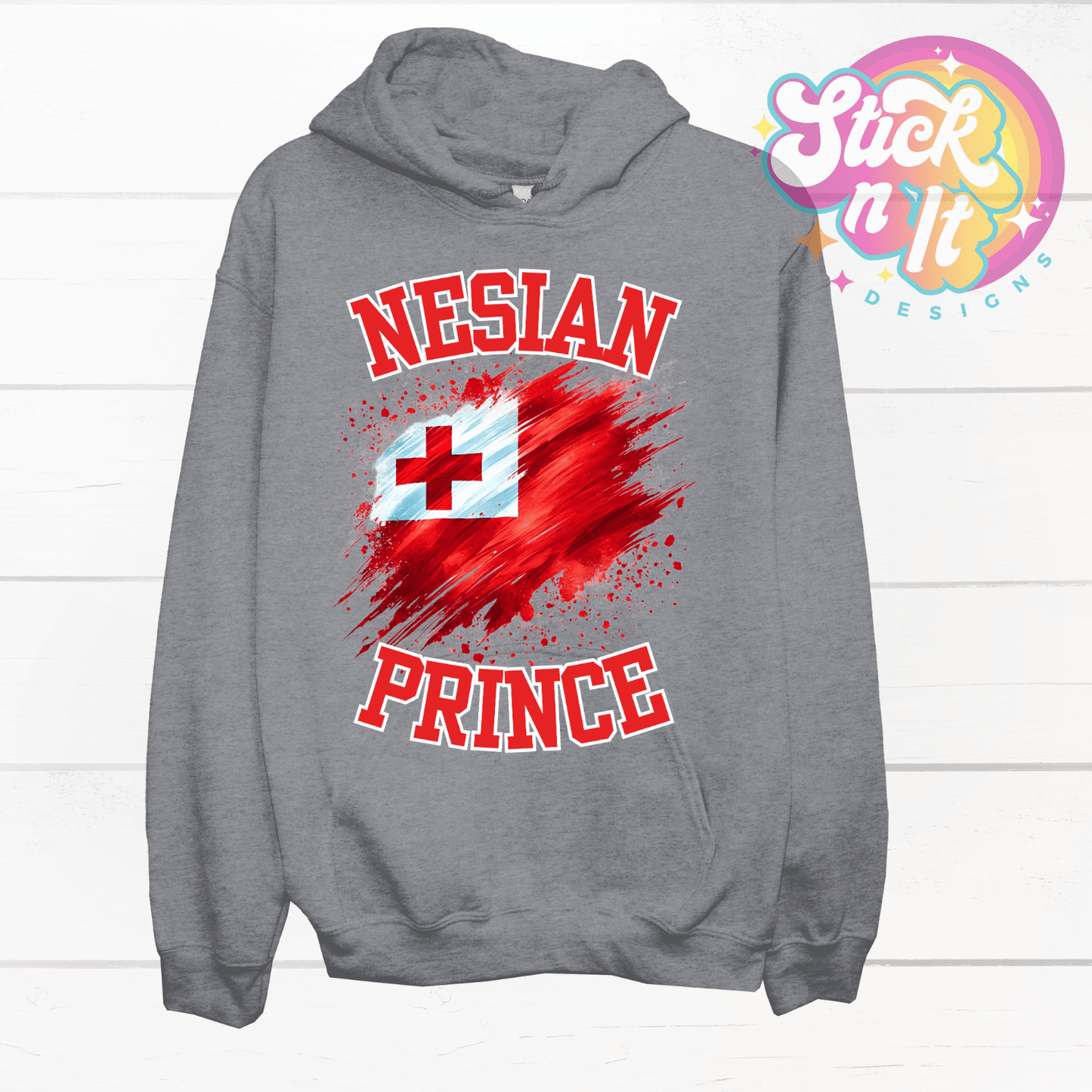 TONGA NESIAN PRINCE HOODIE - Stick N It